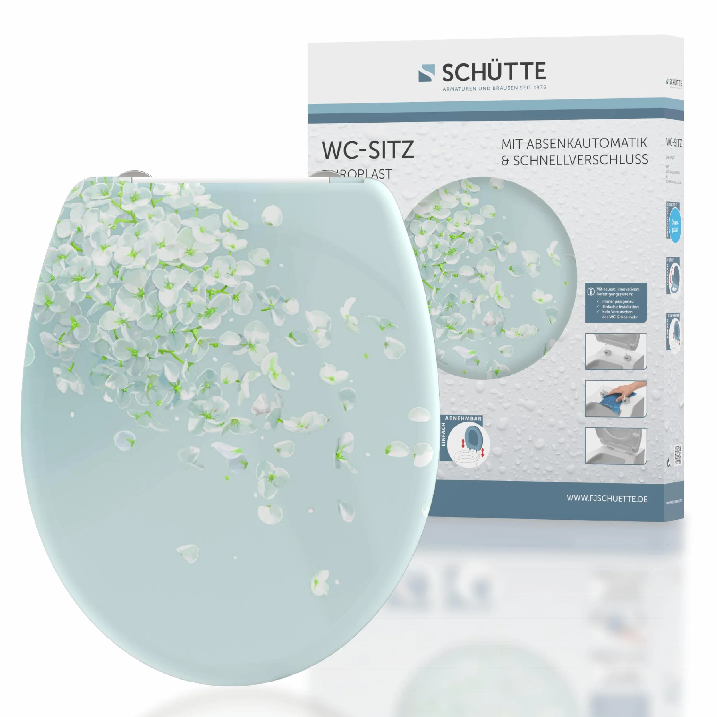 Schütte Deska sedesowa Duroplast ciche zamykanie szybkozłączka 150 kg