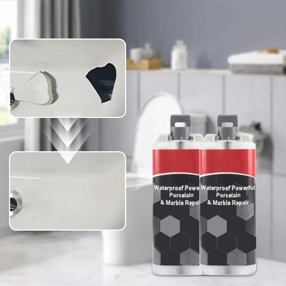 Zestaw do naprawy płytek ceramicznych marmur pęknięcia łazienka
