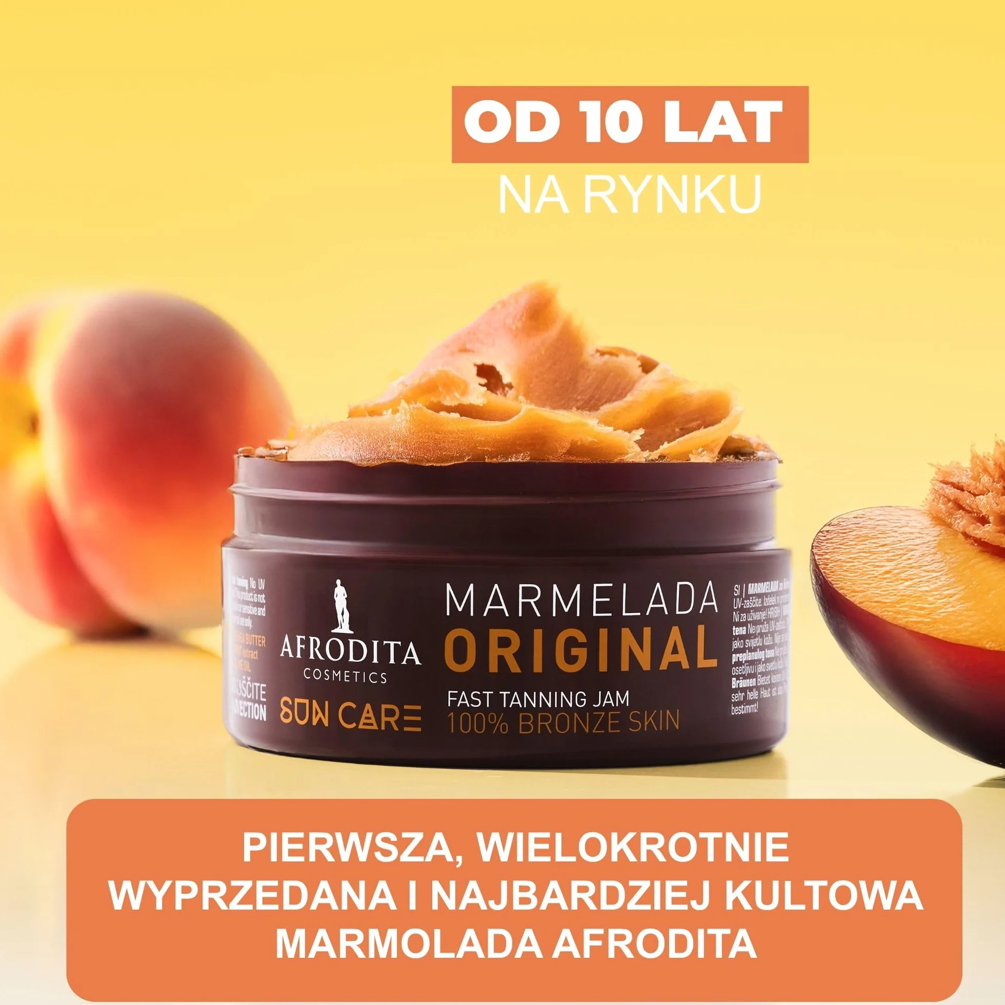 Afrodita Cosmetics Brązowy dżem SUN CARE | Do szybkiego i intensywnego opalania
