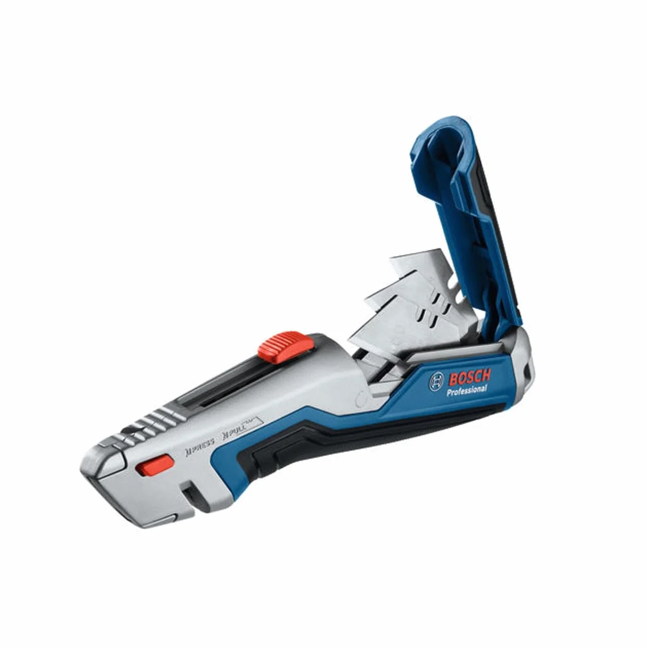 Bosch Professional nóż uniwersalny z wysuwanym ostrzem 3 ostrza trapezowe