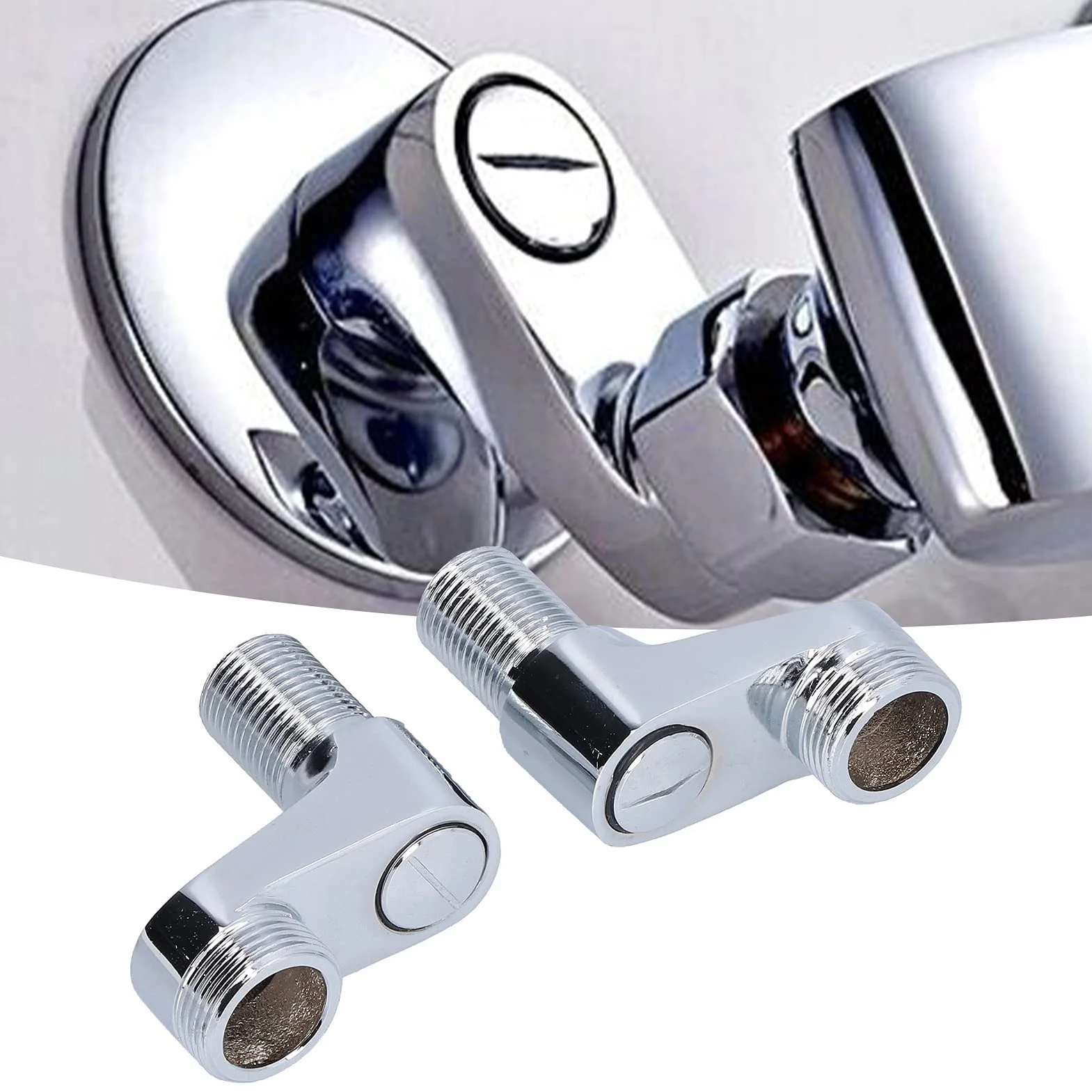 Adapter Obrotowy Kran Prysznicowy G1/2 G3/4 Ramiona Wahadłowe do Wanny