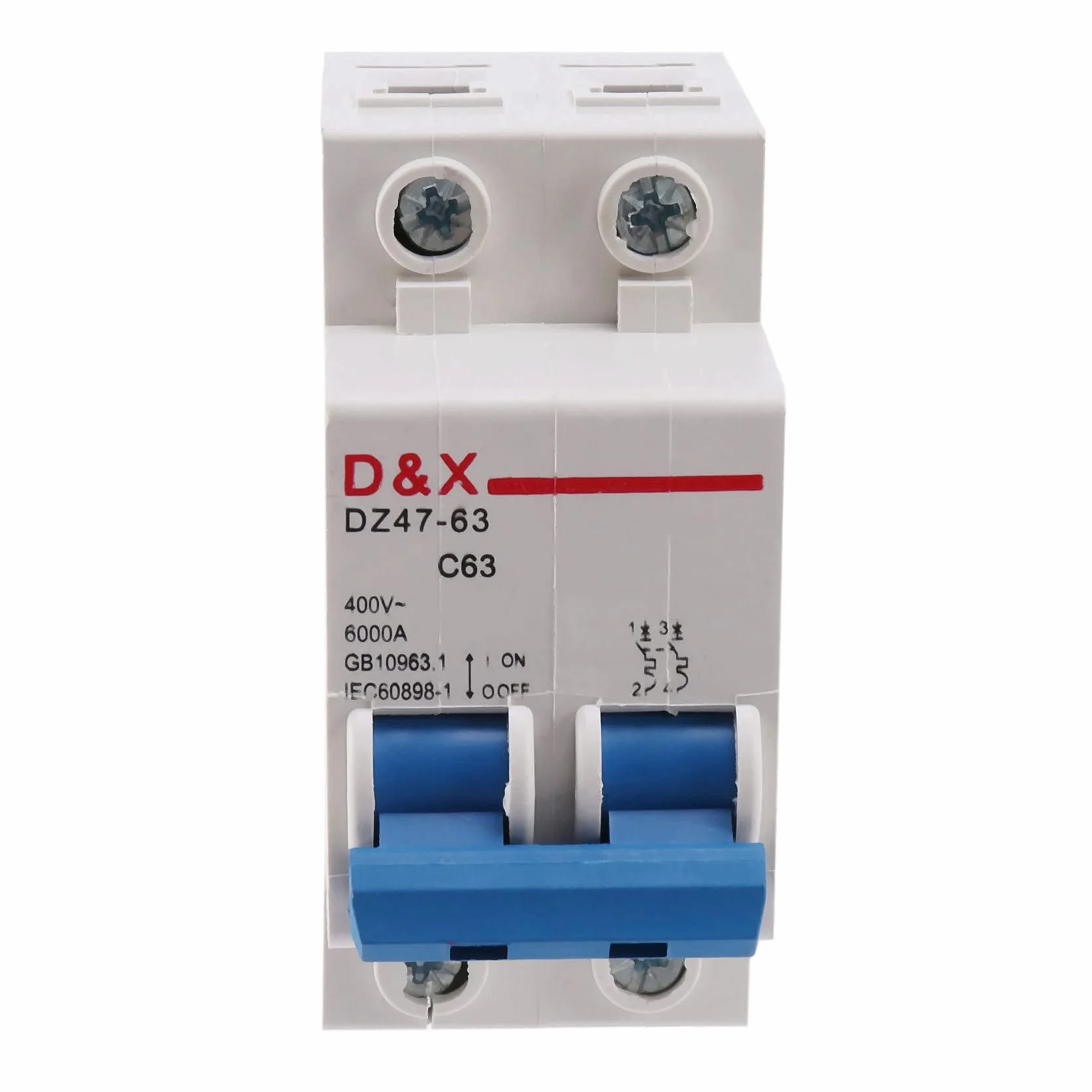 2X Solar DC Circuit Wyłącznik PV 2P 63A AC400V MCB