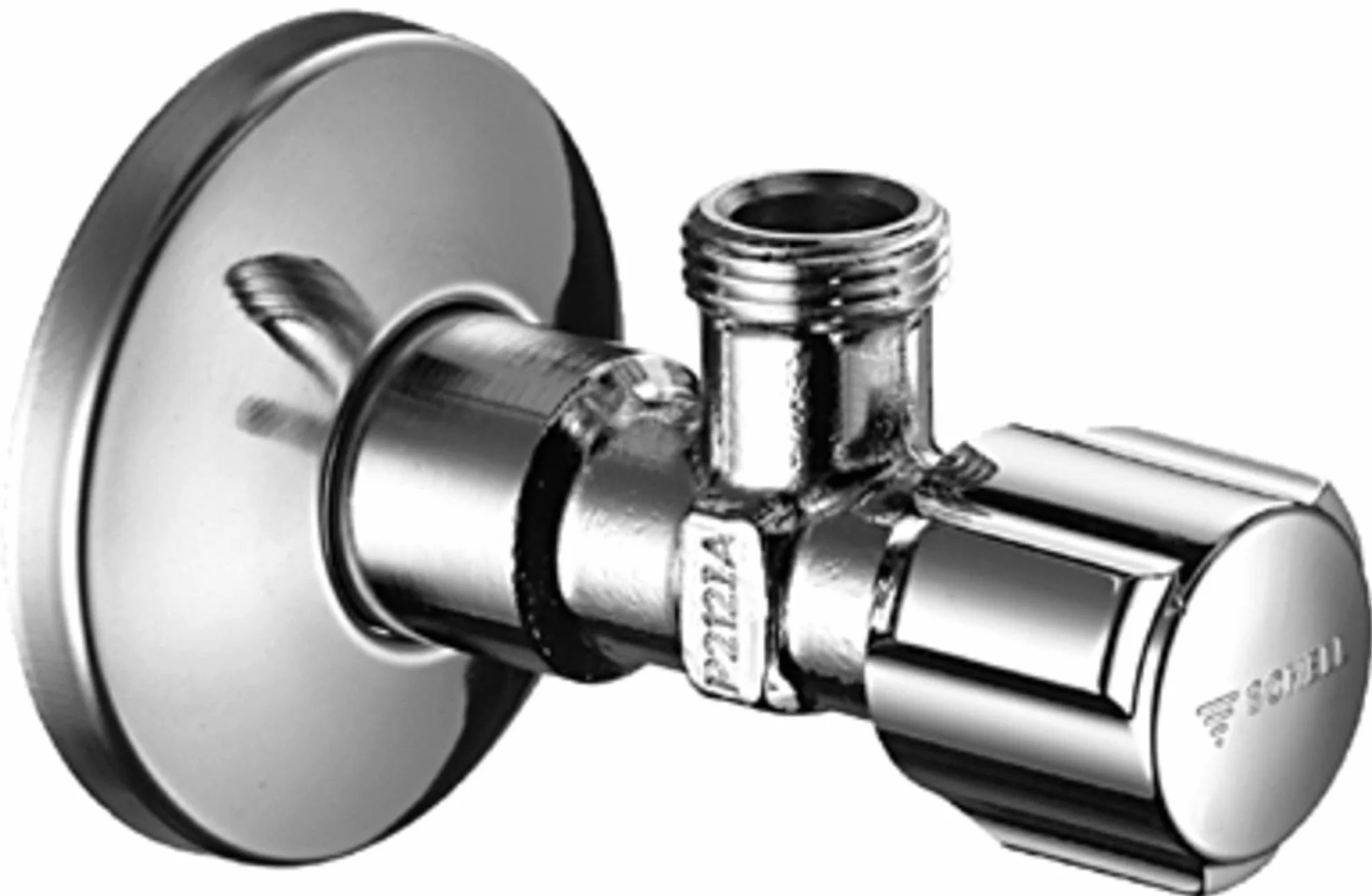 Schell 52120699 Zawór, Srebrny, 1/2" x 3/8"