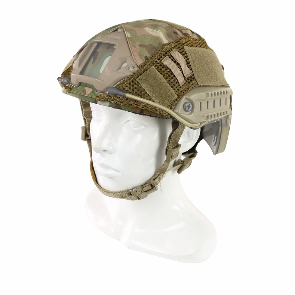 Pokrowiec na kask kamuflażowy do taktycznej wojskowej walki MH/PJ/BJ typ szybki kask airsoft paintball myśliwski sprzęt strzelecki