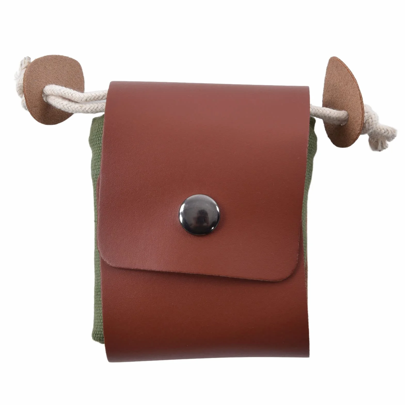 Qcwwy Torba na żerowanie, Składana Torba Kempingowa na żerowanie Wodoodporna Składana Narzędzia z Brązowego Grzyba Bushcraft z Paskiem do Podróży Piesze Wędrówki z Plecakiem