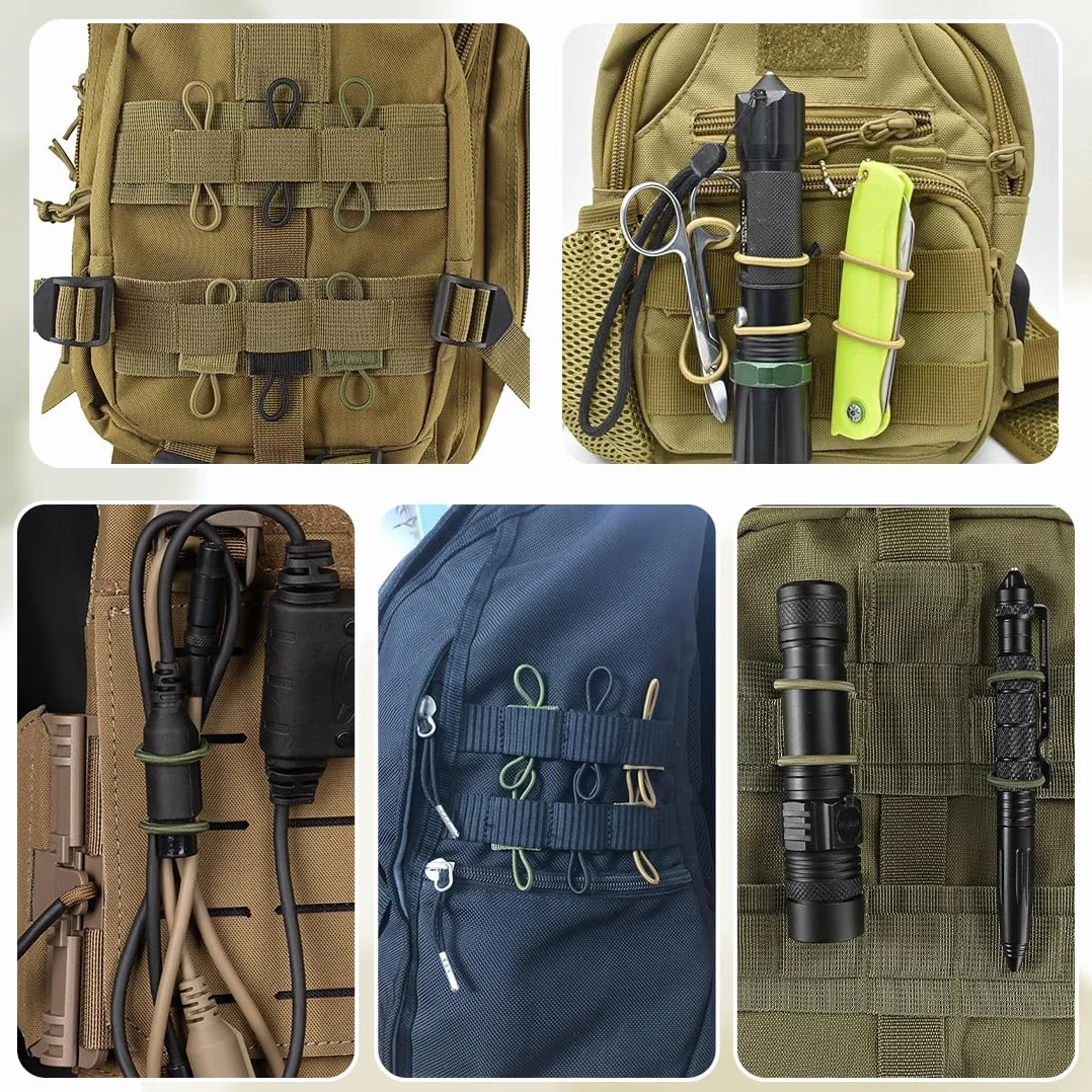 16 sztuk outdoorowych molle torba klamra, kamizelka taktyczna, pasek z klamrą, system Molle plecak, kamizelka, akcesoria, akcesoria