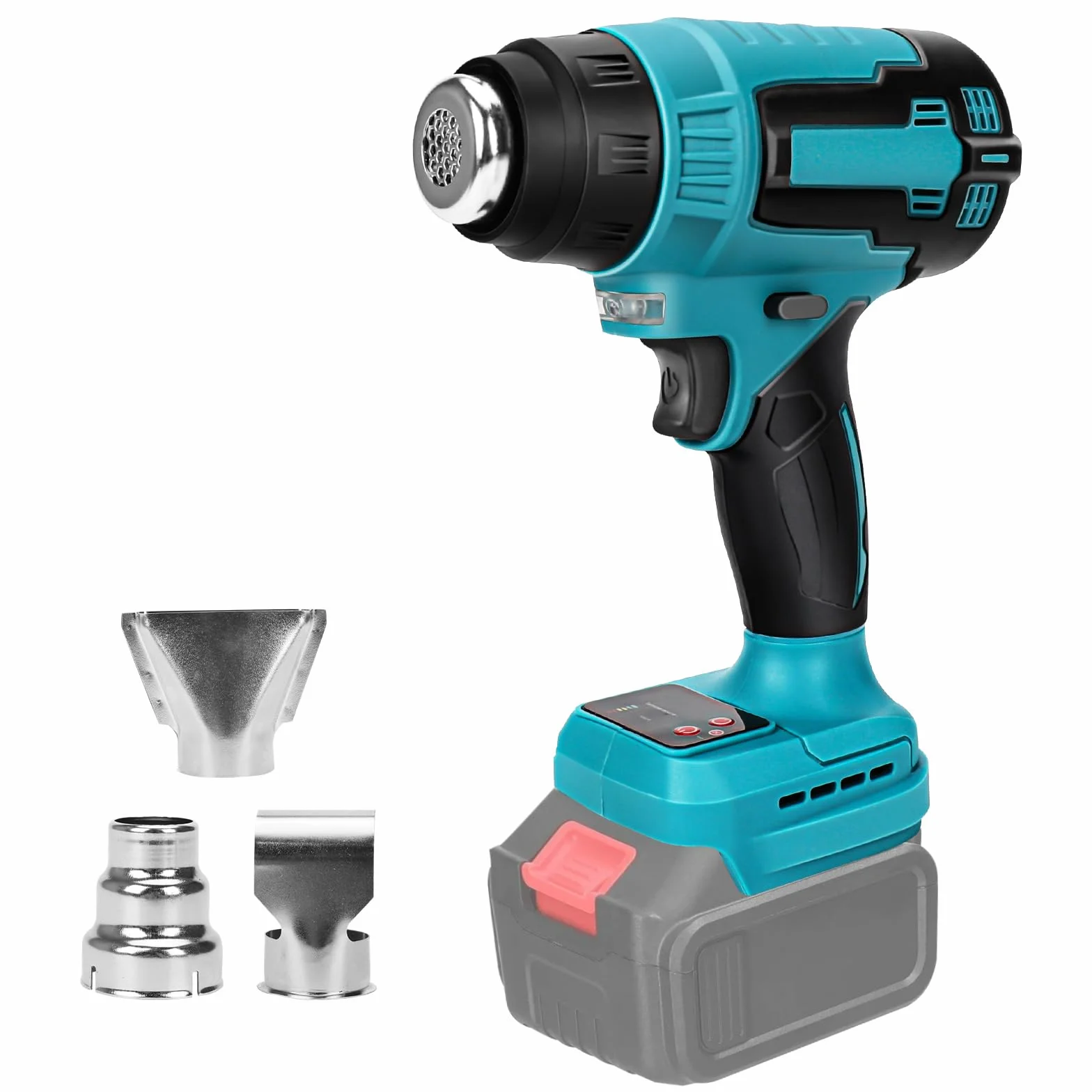 Pistolet na gorące powietrze Makita 18V 500°C LCD regulowana prędkość nawiewu