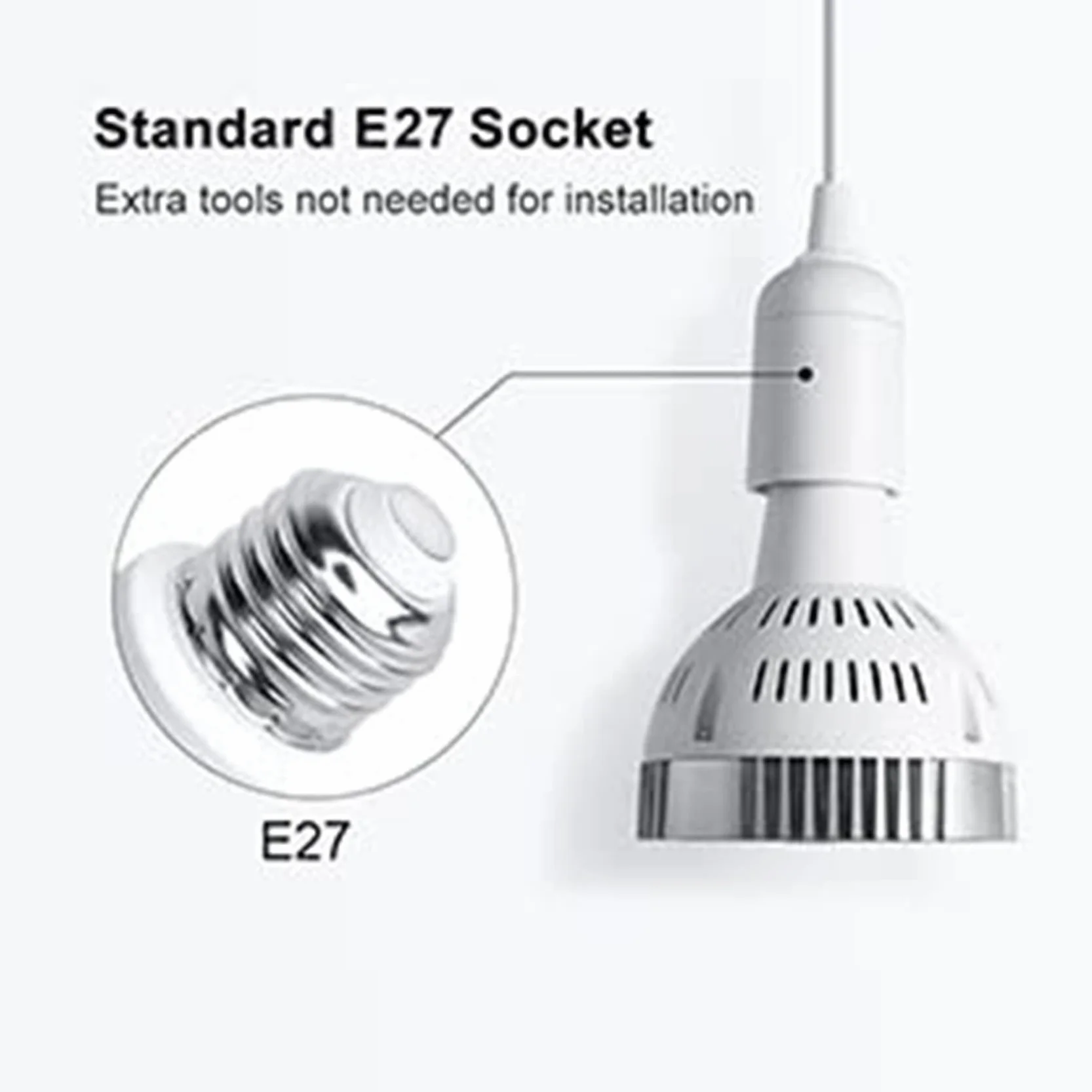 Żarówka LED do roślin E27 35W pełne ciepłe białe światło
