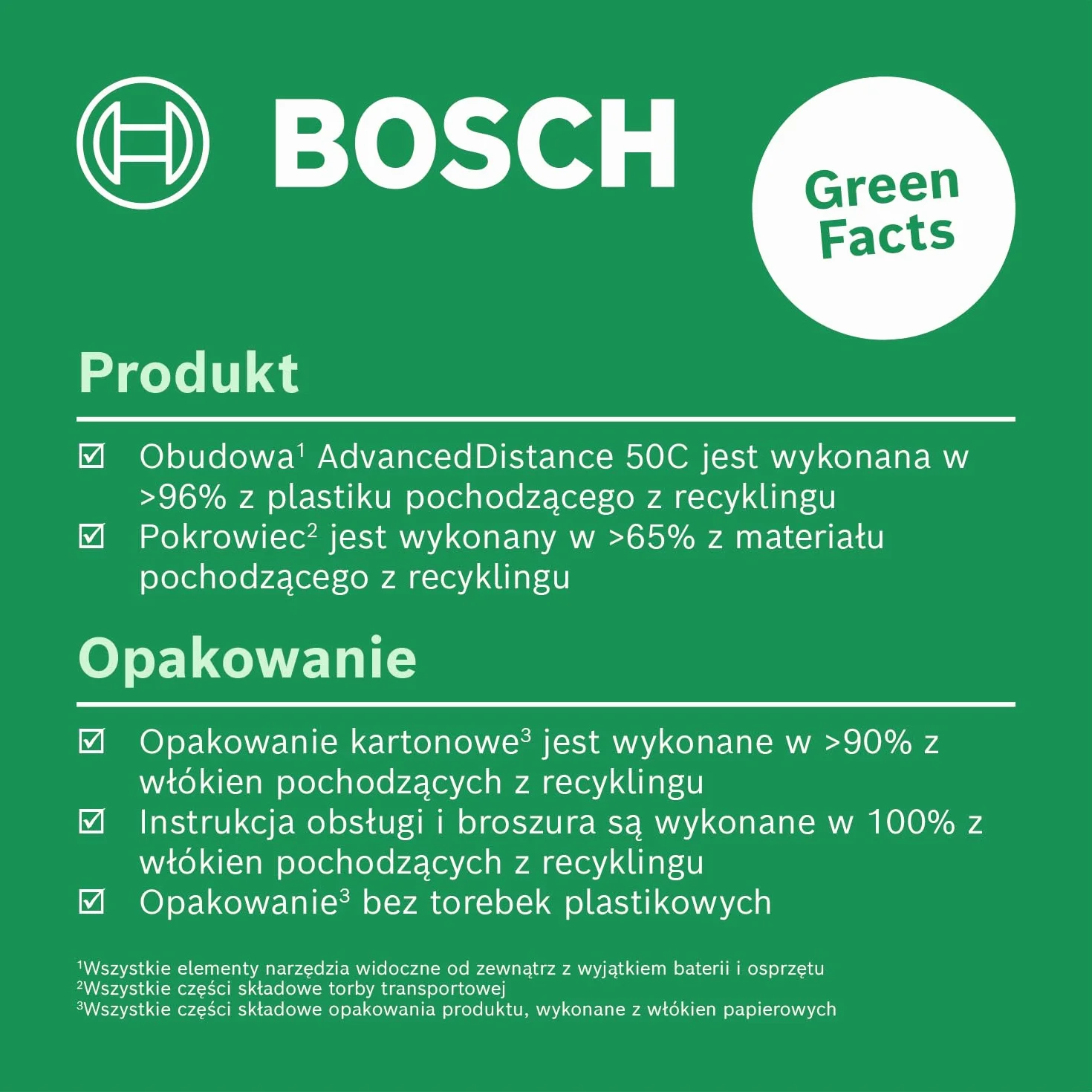 Bosch Advanceddistance 50 C Dalmierz Laserowy 50 m Wyświetlacz Dotykowy