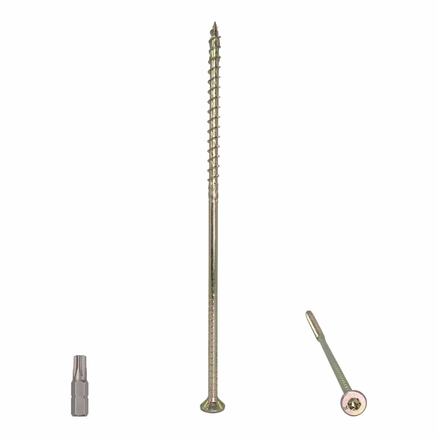 Wkręty do drewna 6,0 x 180 mm stal ocynkowana Torx 60 sztuk