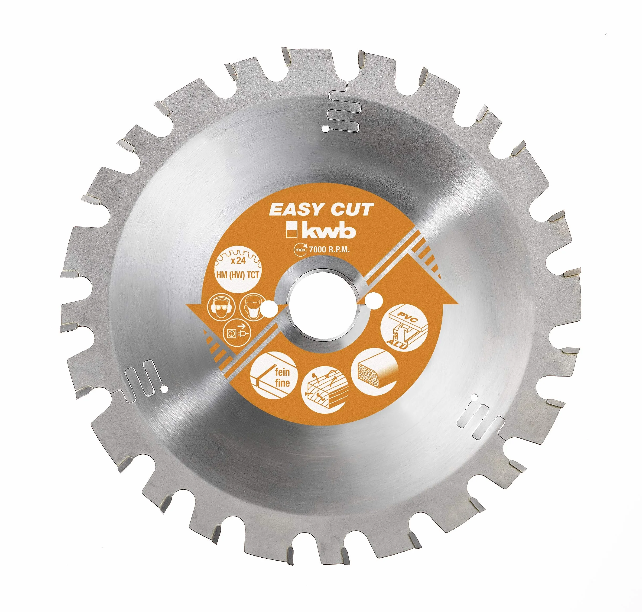 kwb Brzeszczot do piły tarczowej 210 x 30 mm, odporny na gwoździe, do drewna z metalu