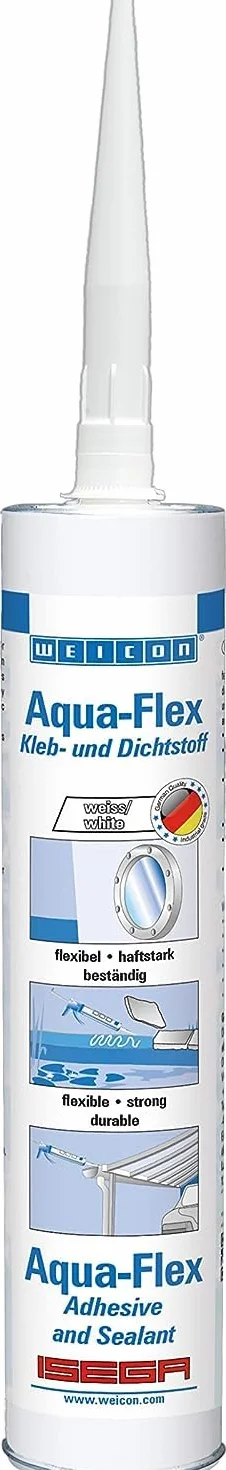 WEICON Aqua-Flex 310 ml elastyczny klej uszczelniacz podwodny MS polimer biały
