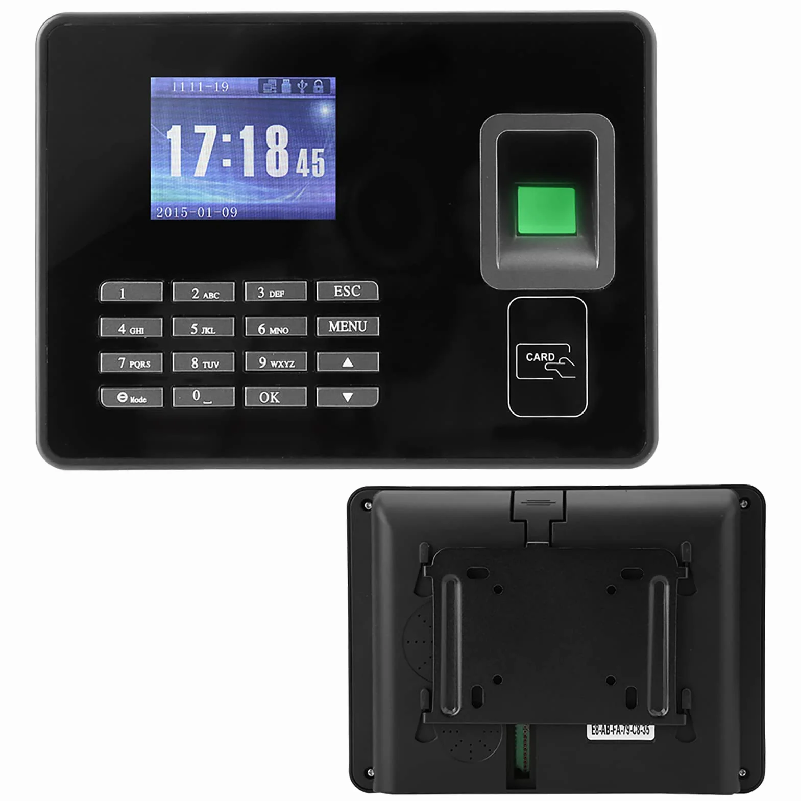 Asystent maszyny, inteligentna biometryczna maszyna do linii papilarnych z 2,8" wyświetlaczem LCD