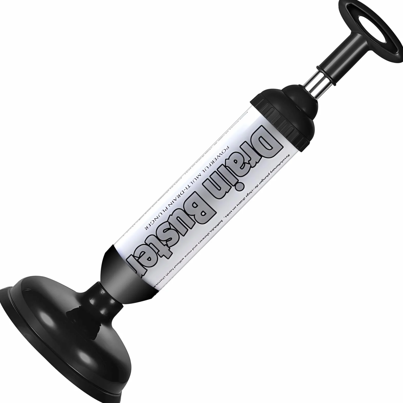 Retoo Przepychacz toaletowy 45cm, przyssawki 15cm/6cm, dzwonek ssący do umywalek