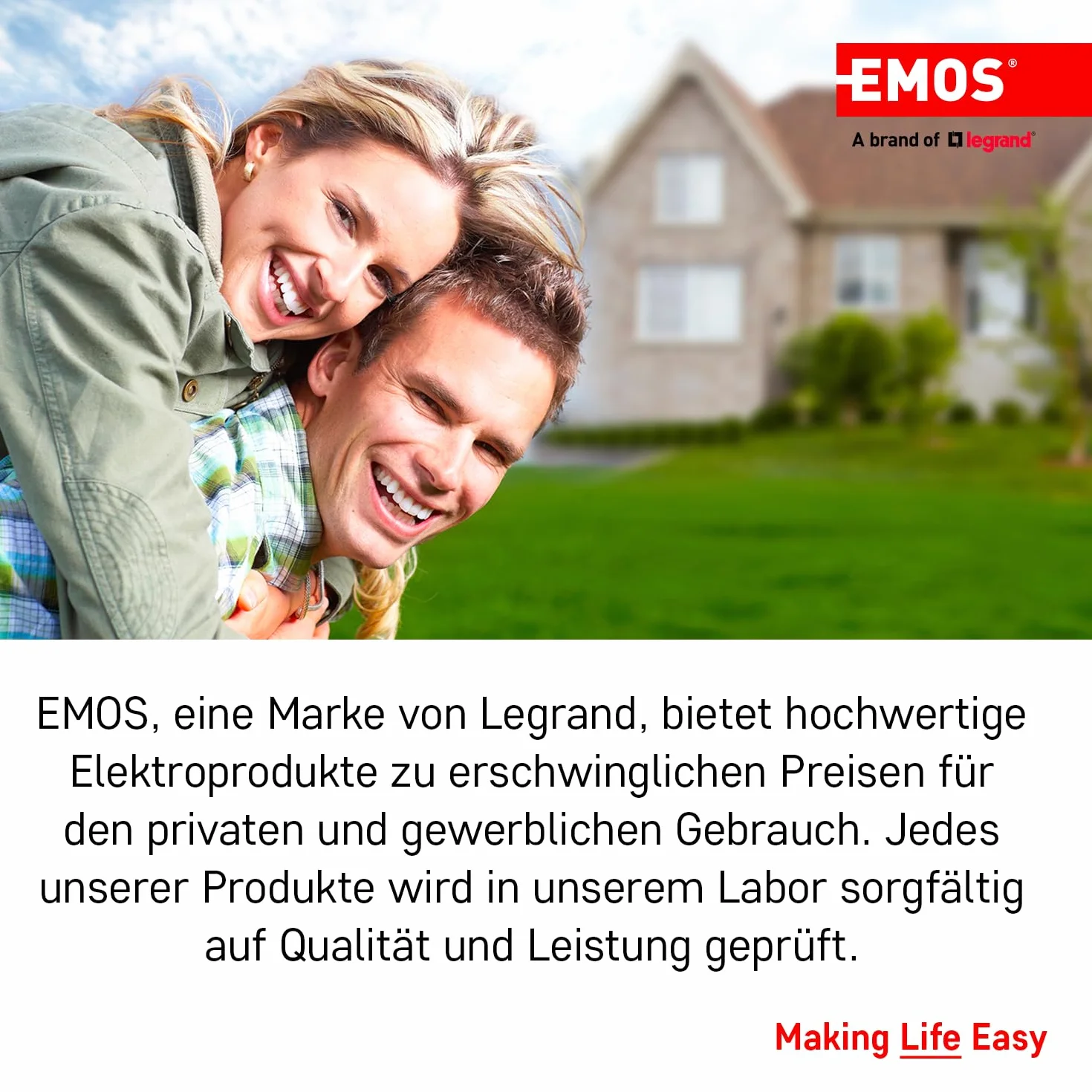 EMOS 4-Komora Kabeltrommel 20 m 3 x 1 Schuko DG-4ZR-DB04
