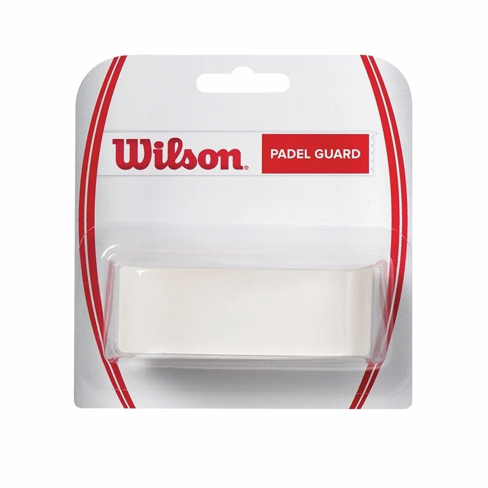 Wilson Padel-Guard WRR940100 taśma ochronna, przezroczysta, 3,3 x 41 cm, do ochrony przed dotknięciem ściany i podłogi
