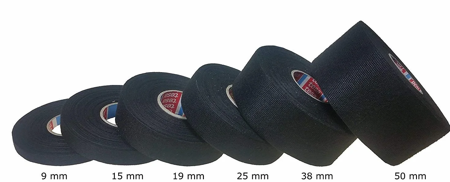 Tesa taśma izolacyjna bawełniana 25 mm x 25 m czarna