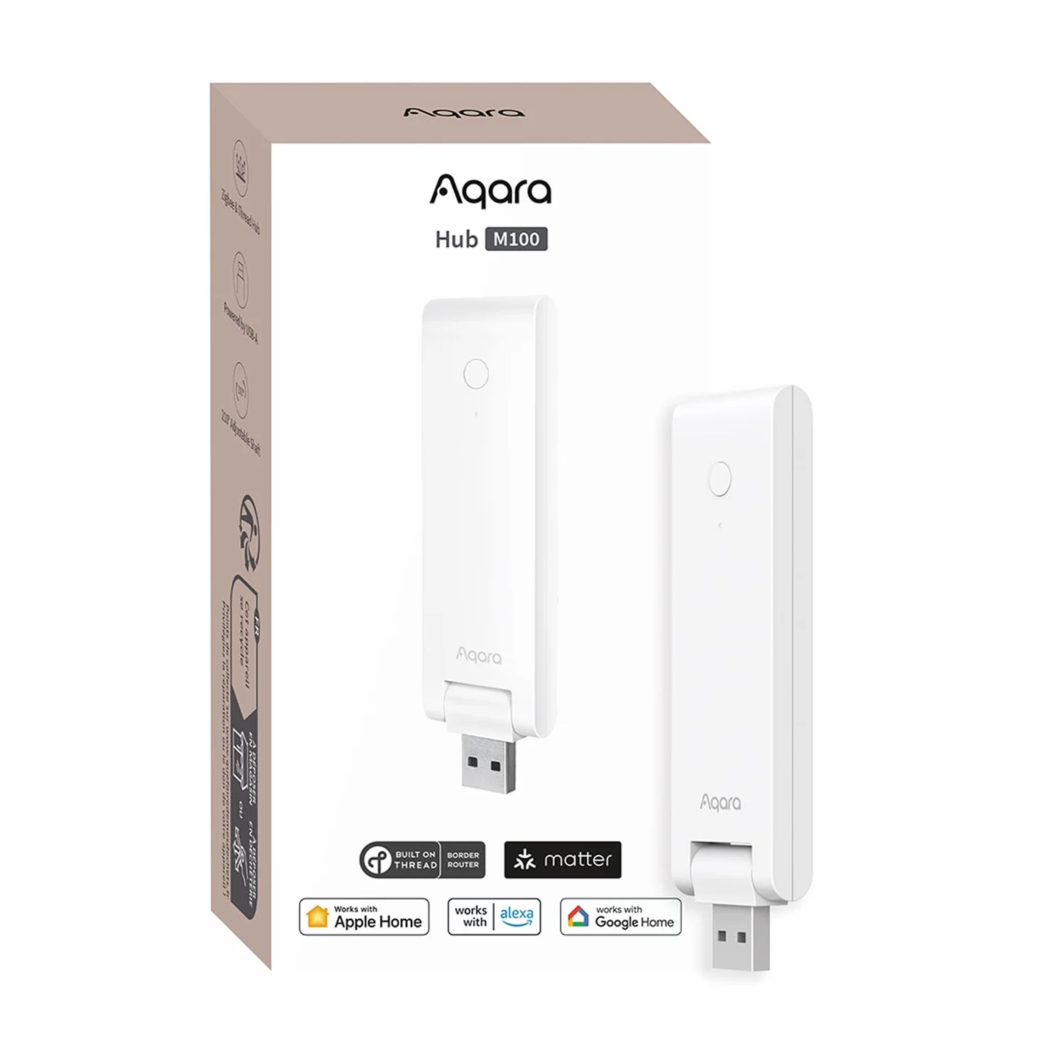 Aqara Smart Bramka M100 Kontroler Matter Router Graniczny Thread Zigbee Wi-Fi Alexa Apple Home Google SmartThings IFTTT Home Assistant