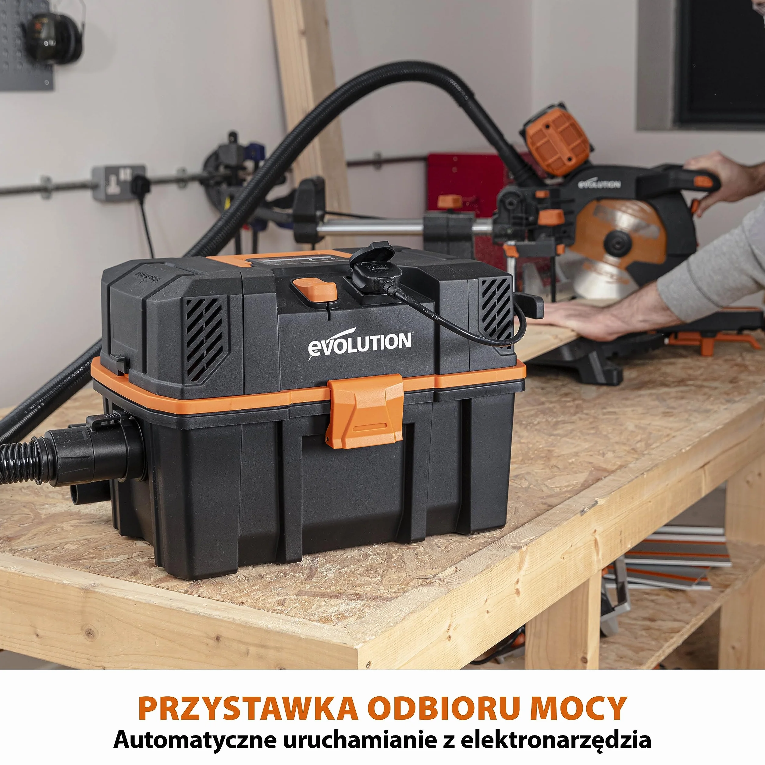 Evolution Power Tools Odkurzacz R15VAC do pracy na mokro i na sucho
