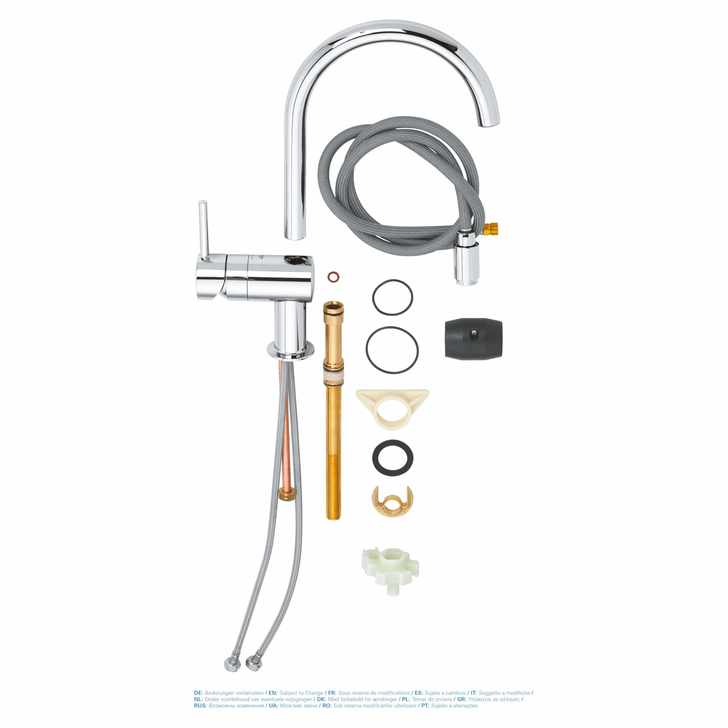 GROHE Minta Bateria Zlewozmywakowa Jednouchwytowa DN 15 Chrom