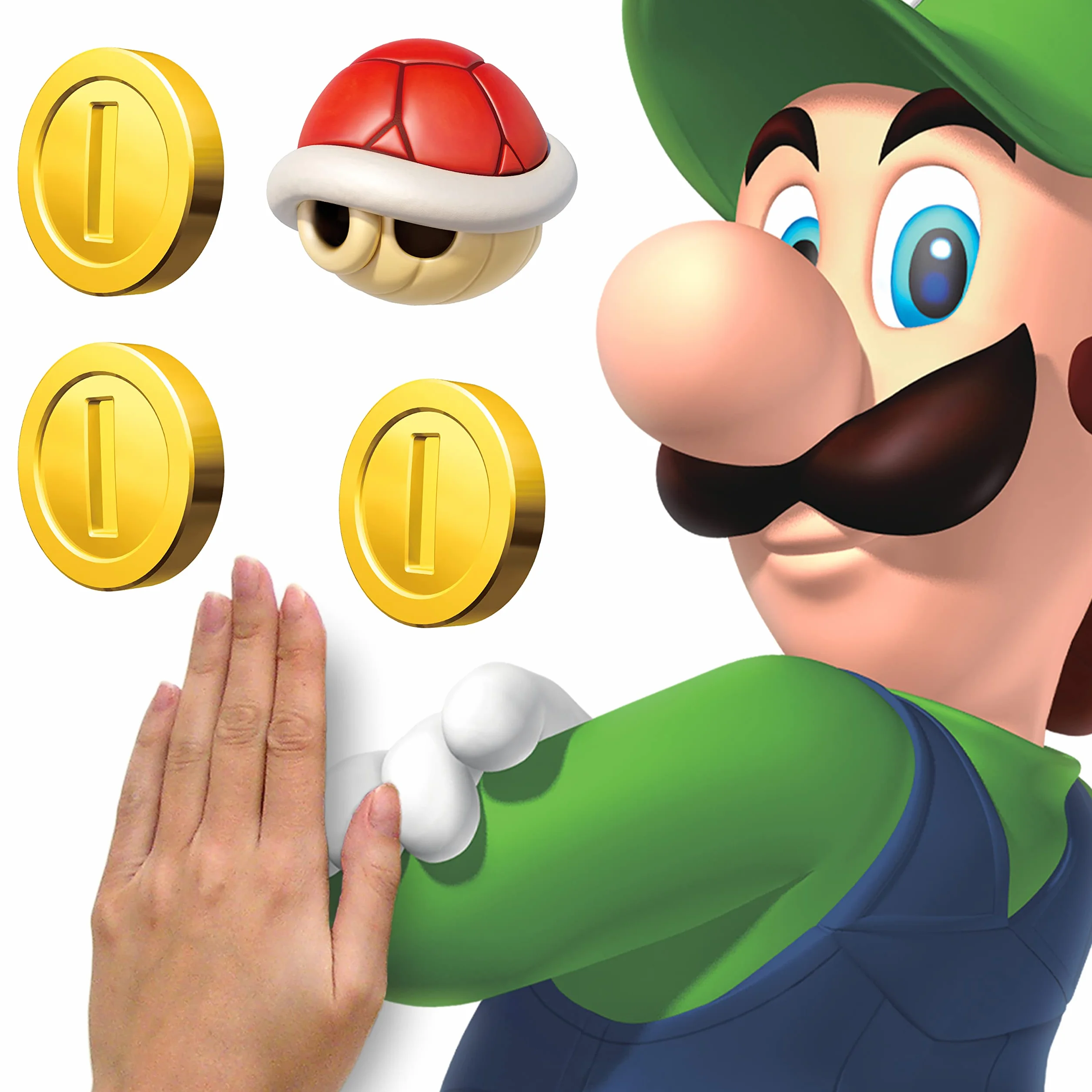 Naklejka Super Mario Bros. Luigi repozycjonowalna