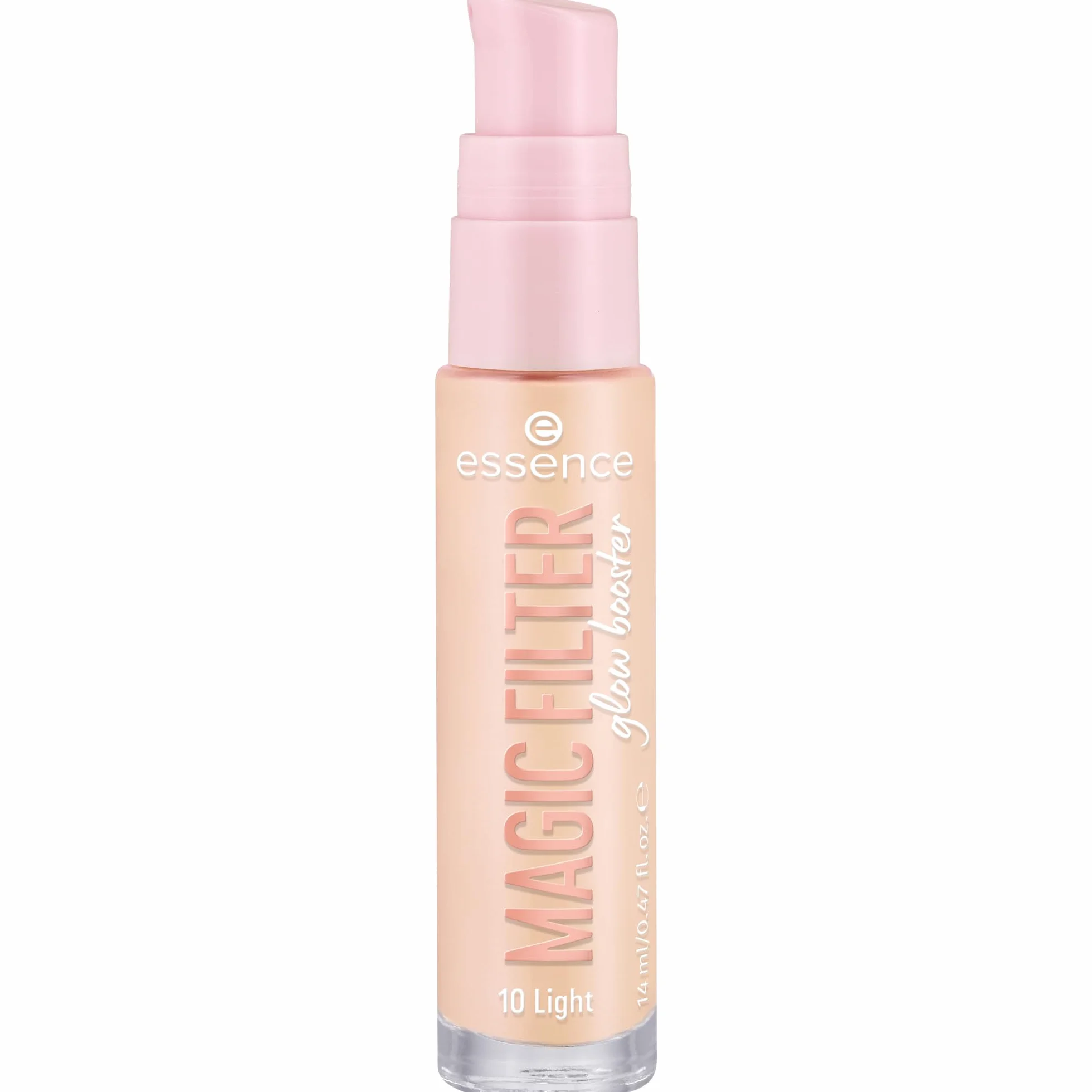 essence Fluid do twarzy MAGIC FILTER glow booster, opieka, efekt koloryzujący, środek zmiękczający, naturalny, świetlisty (14ml)