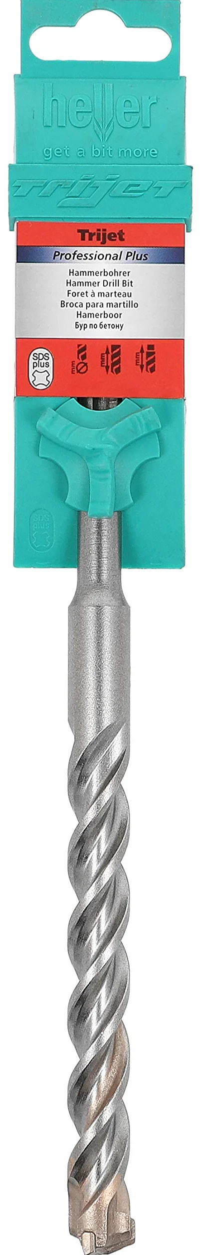 Wiertło udarowe SDS-plus Trijet 5x160/100mm HELLER