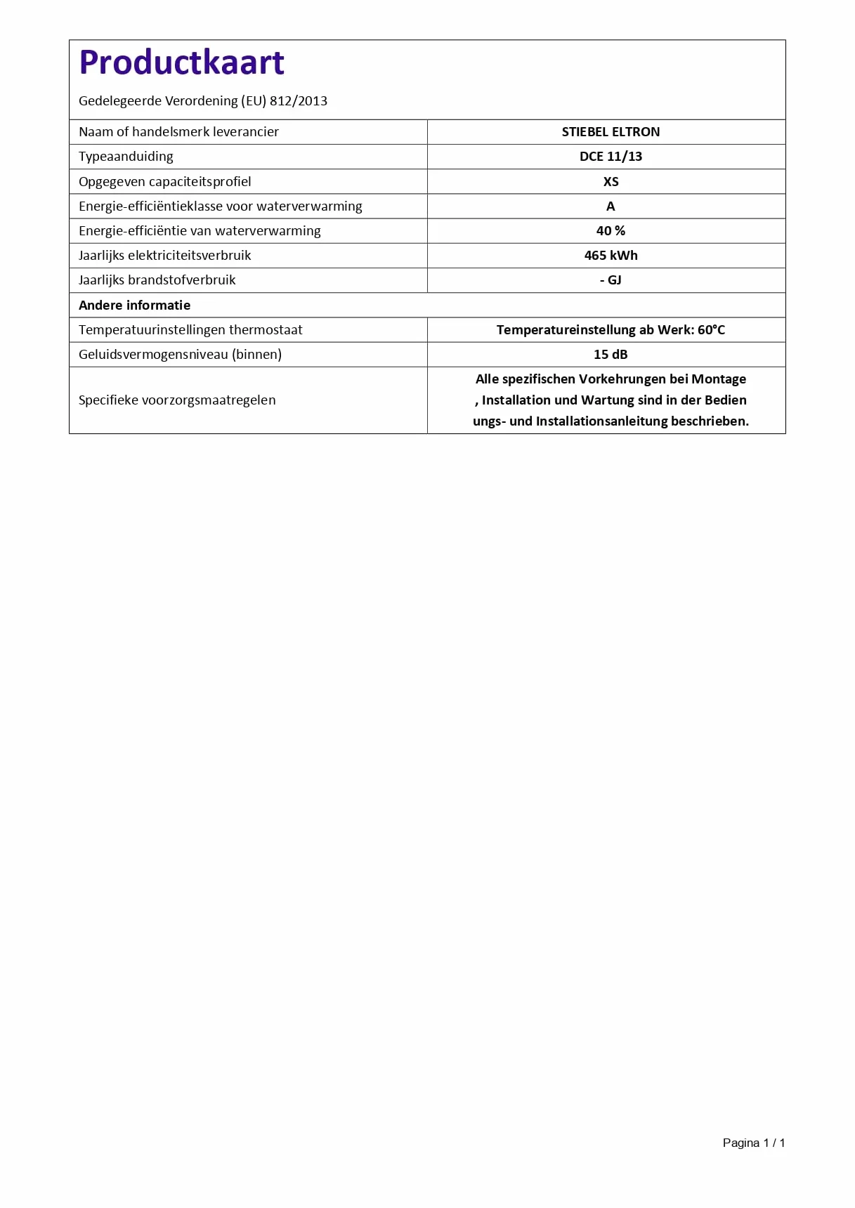 STIEBEL ELTRON DCE Elektroniczny ogrzewacz przepływowy 11/13 kW 400 V