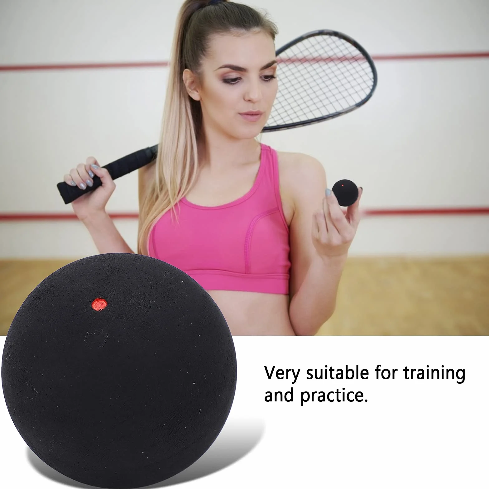 cersalt piłka do squasha sportowa piłka do squasha High Bounce dla początkujących do treningu piłki do squasha na zawody