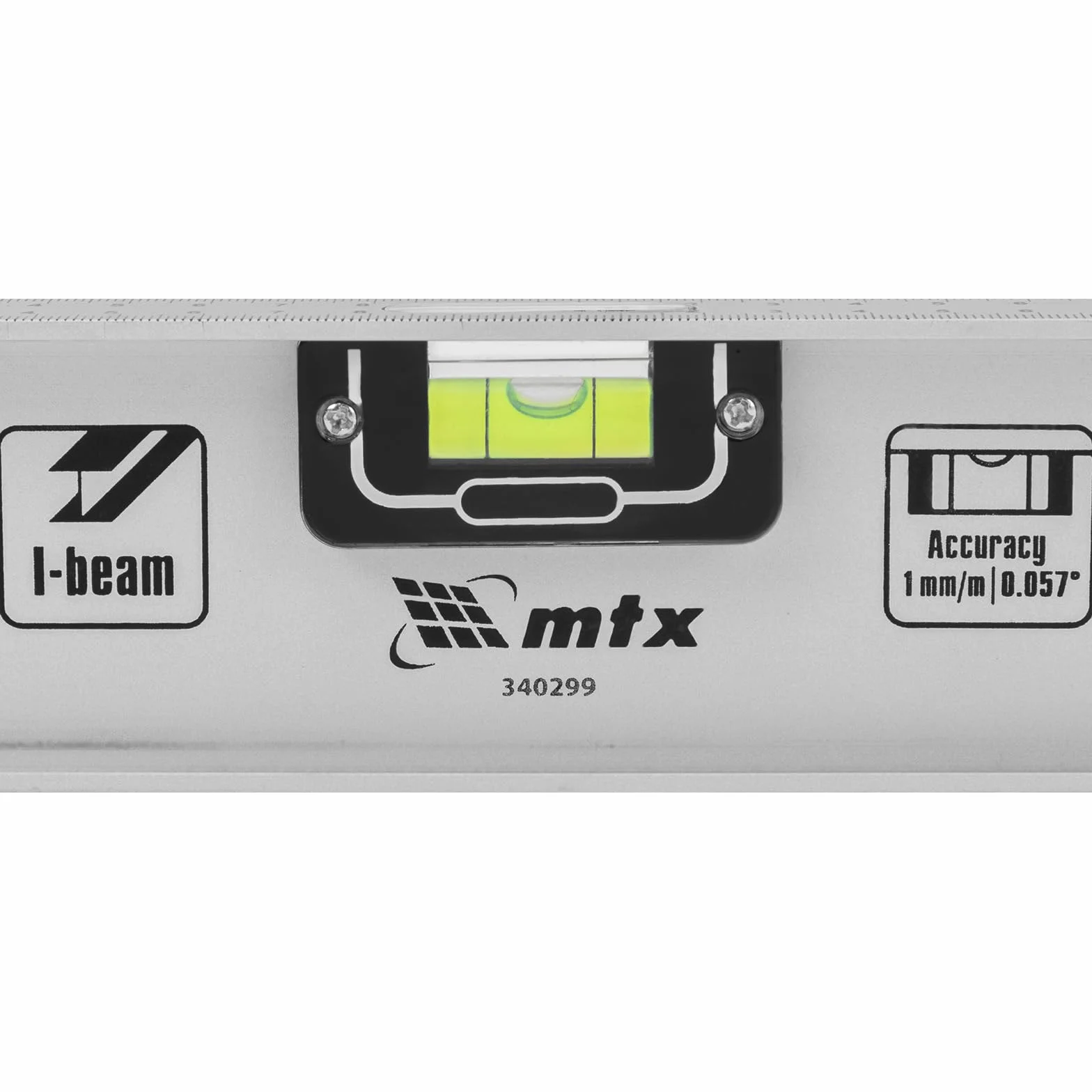 Poziomica aluminiowa 100 cm 3 libelki MTX