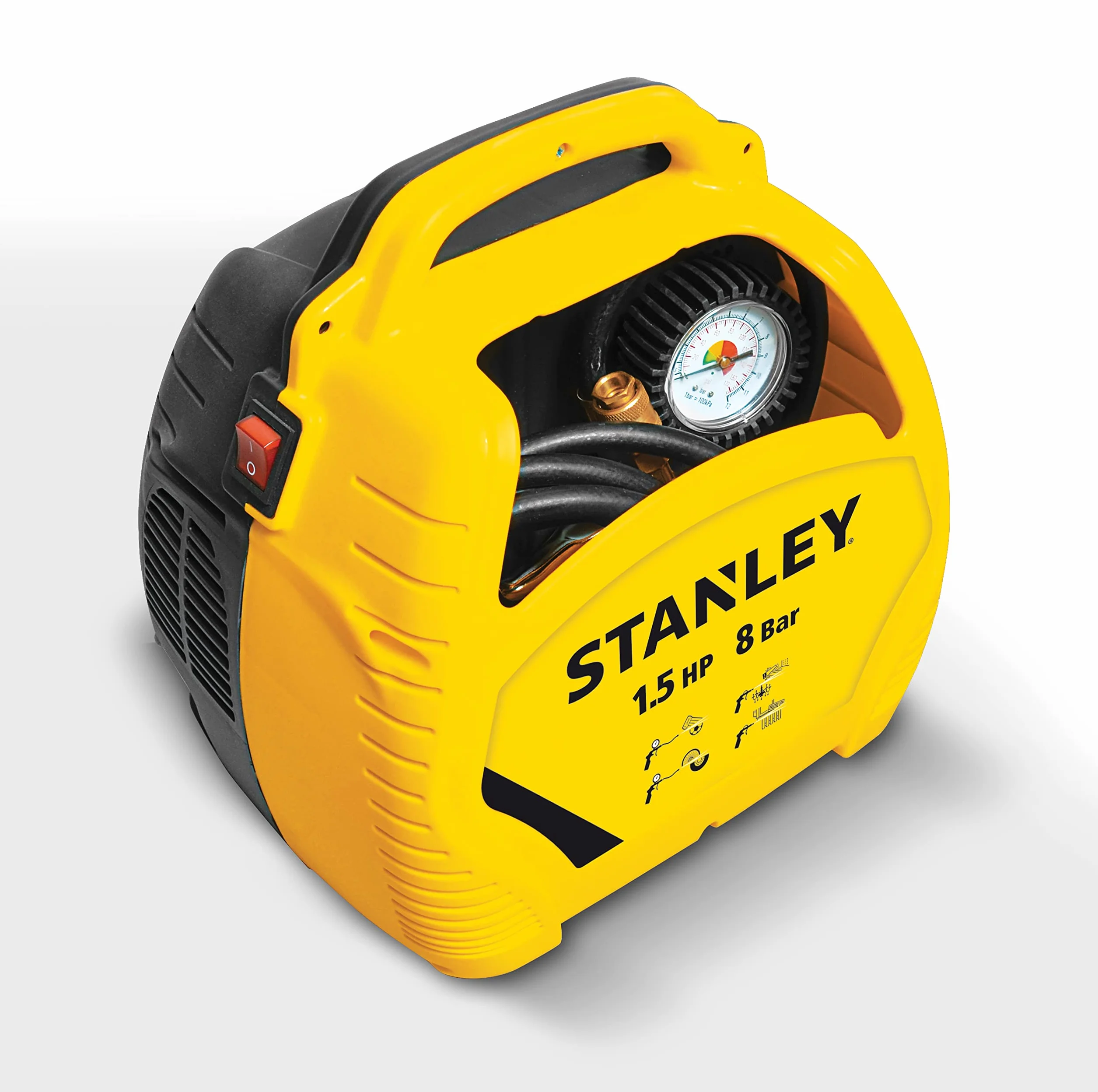 Stanley 1868 Kompresor 33 x 26 x 33,5 cm 6,06 kg Czarny/Żółty