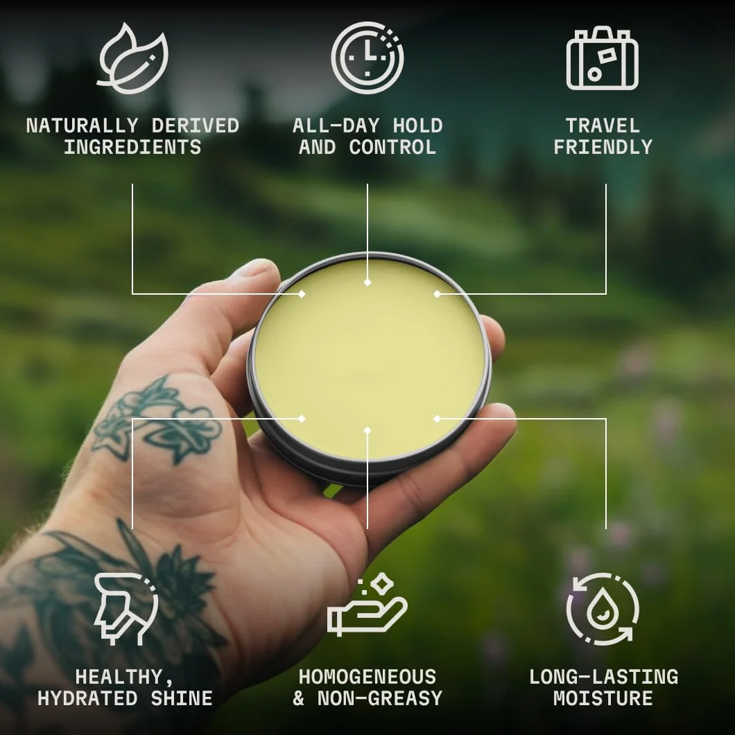 Balsam do brody dla mężczyzn - odżywka do brody bez spłukiwania z masłem shea, olejkami arganowymi i jojoba (wanilia (zestaw 2 szt.)