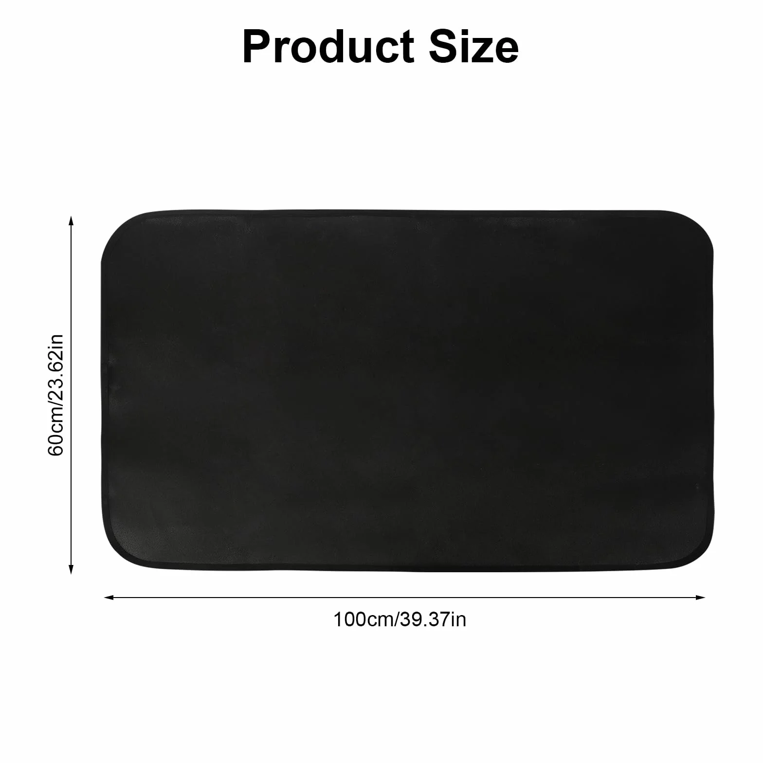 Ognioodporna podkładka 100 x 60 cm mata chroniąca przed wysoką temperaturą do grilla i pieców
