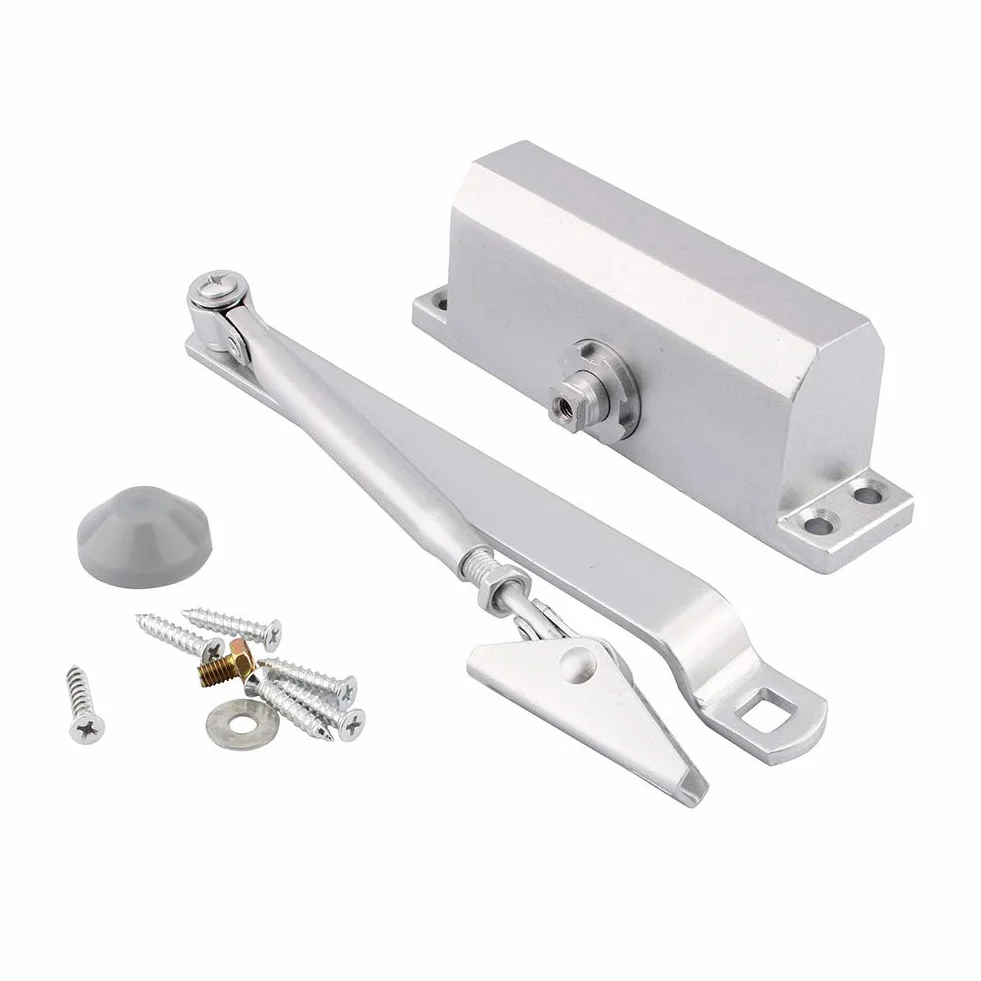Hydrauliczny automatyczny samozamykacz drzwi metalowy regulowany do 45 kg