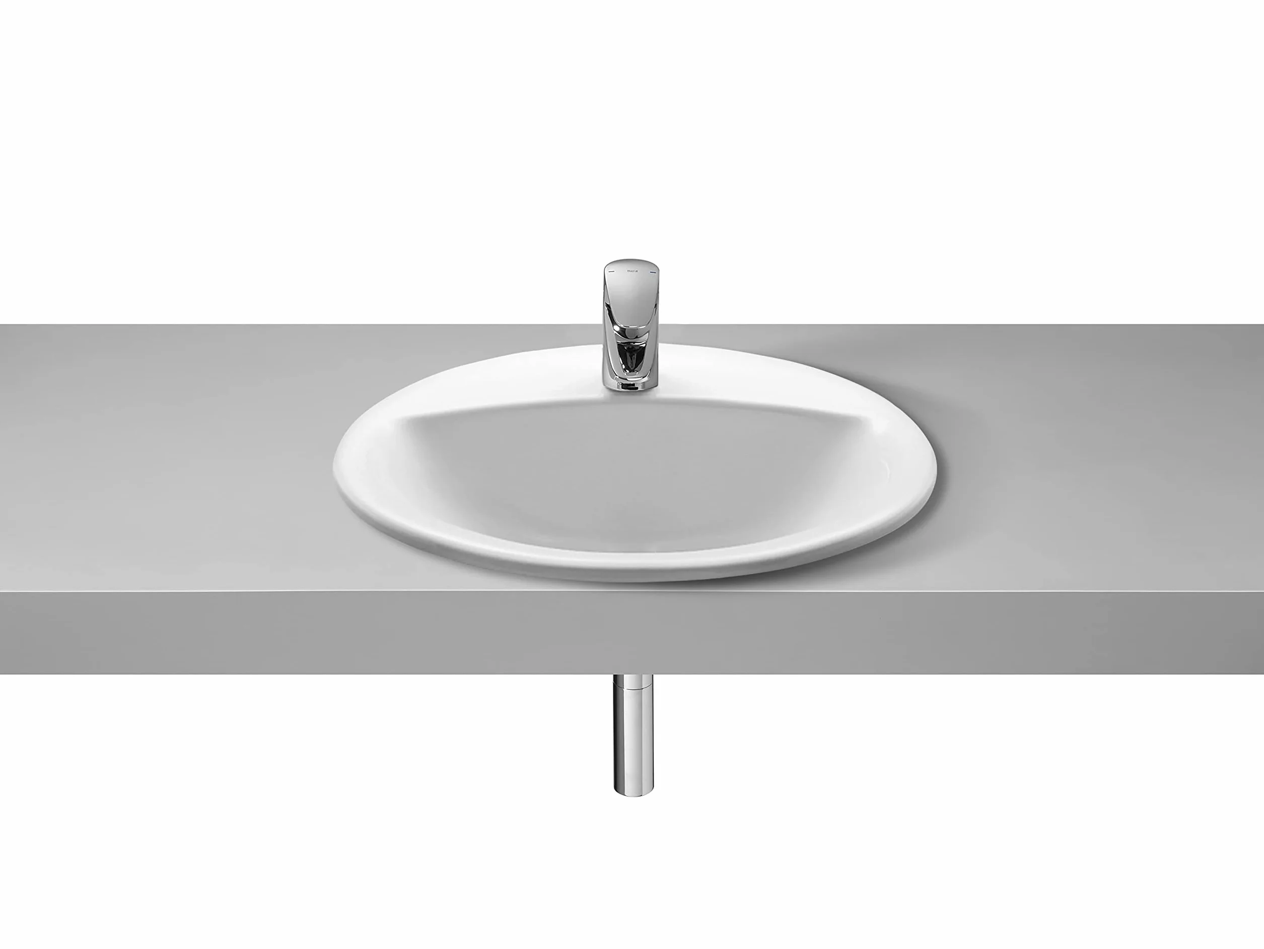 Roca umywalka porcelanowa blat roboczy 520 x 410 x 185 mm Rodeo biały