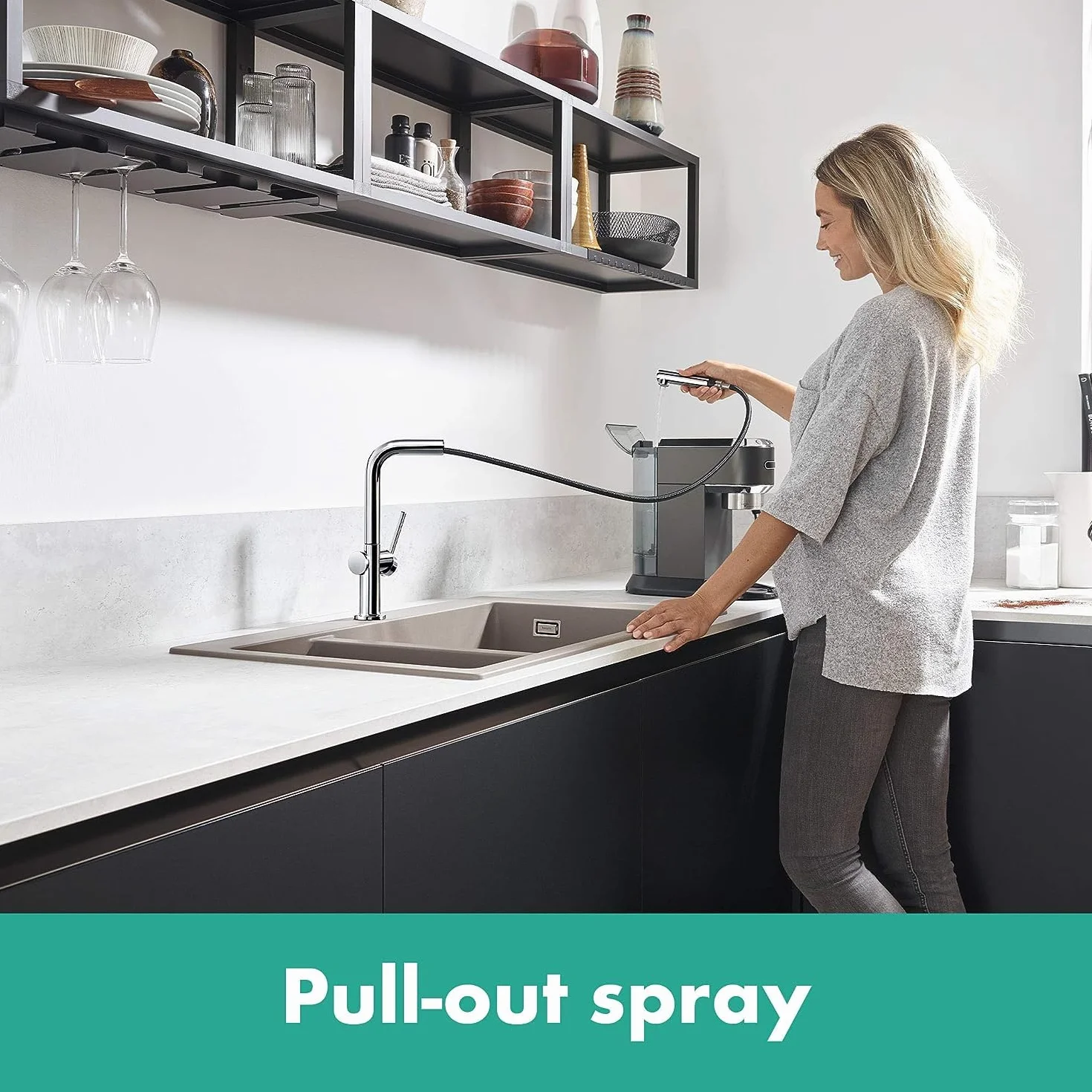 Hansgrohe Talis M54 Bateria Kuchenna 270 mm Srebrny