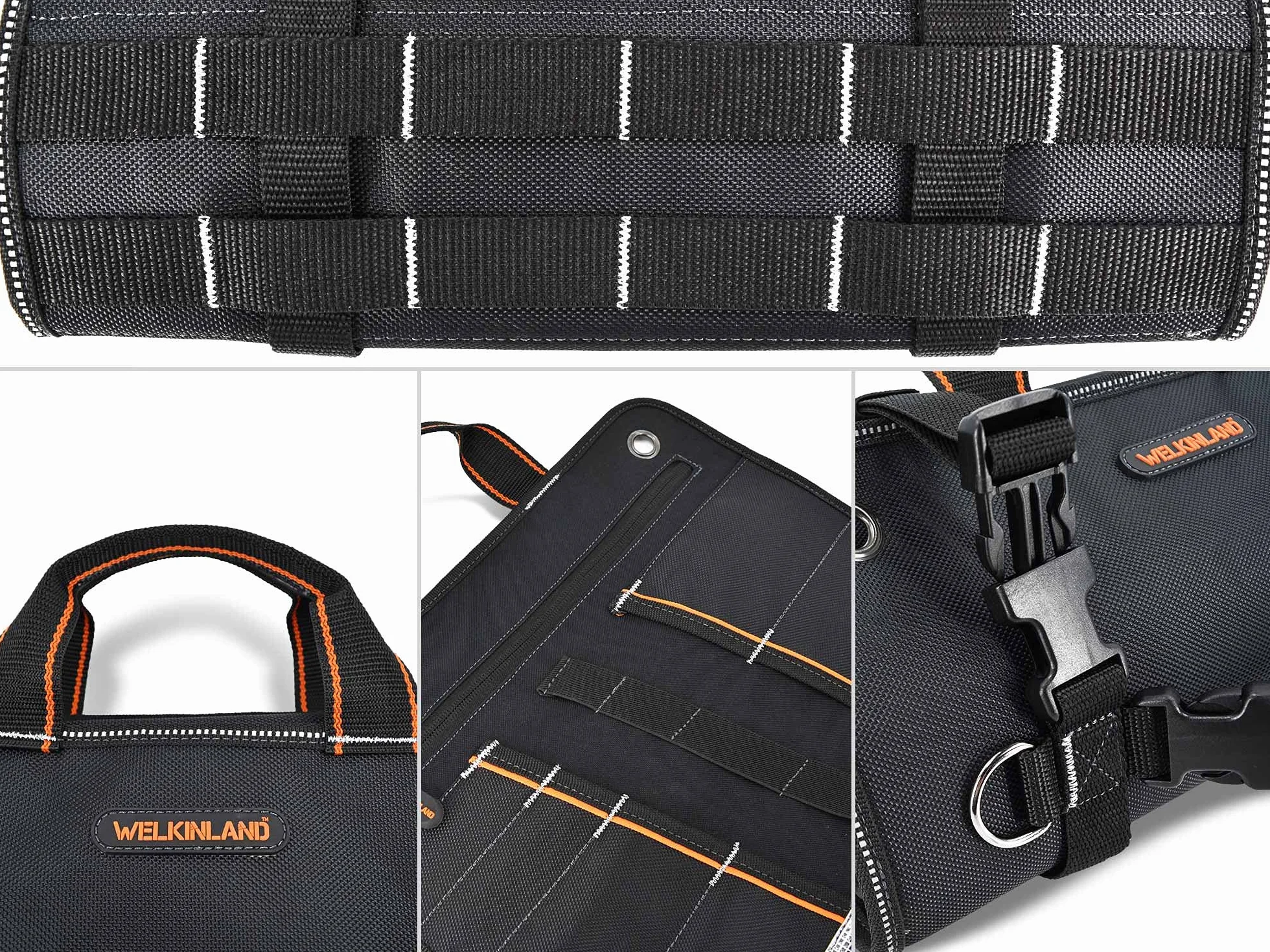 WELKINLAND Męska torba na narzędzia zwijana organizer mechaniczny