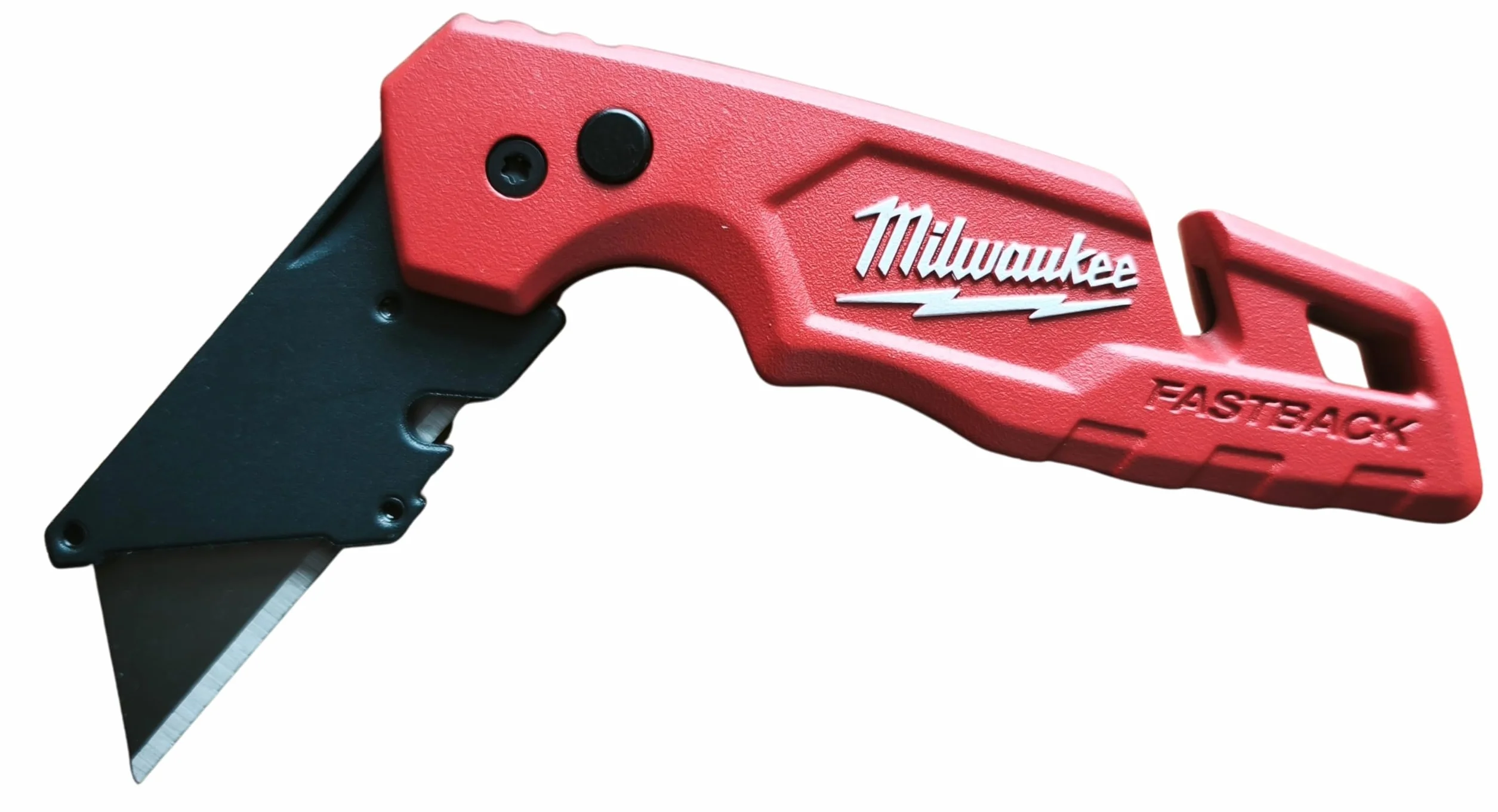 Milwaukee FASTBACK Nóż Składany z Wymiennym Ostrzem Trapezowym, Otwieranie Jedną Ręką