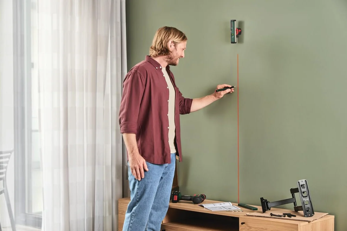 Bosch UniversalWallLevel Poziomica laserowa liniowa punktowa do 20 m