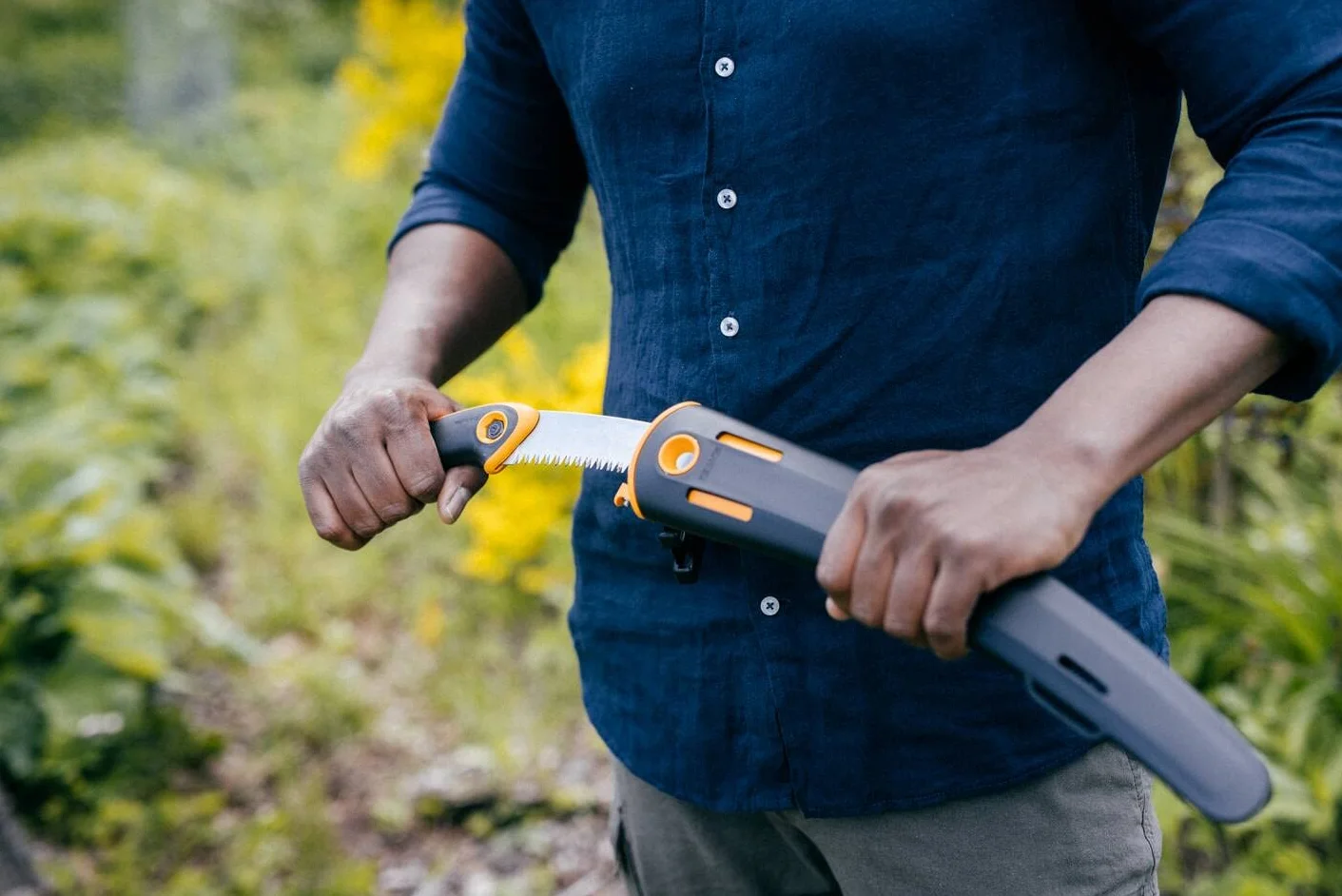 Fiskars Piła profesjonalna SW-330 do świeżego drewna, grube zęby, stalowe ostrze