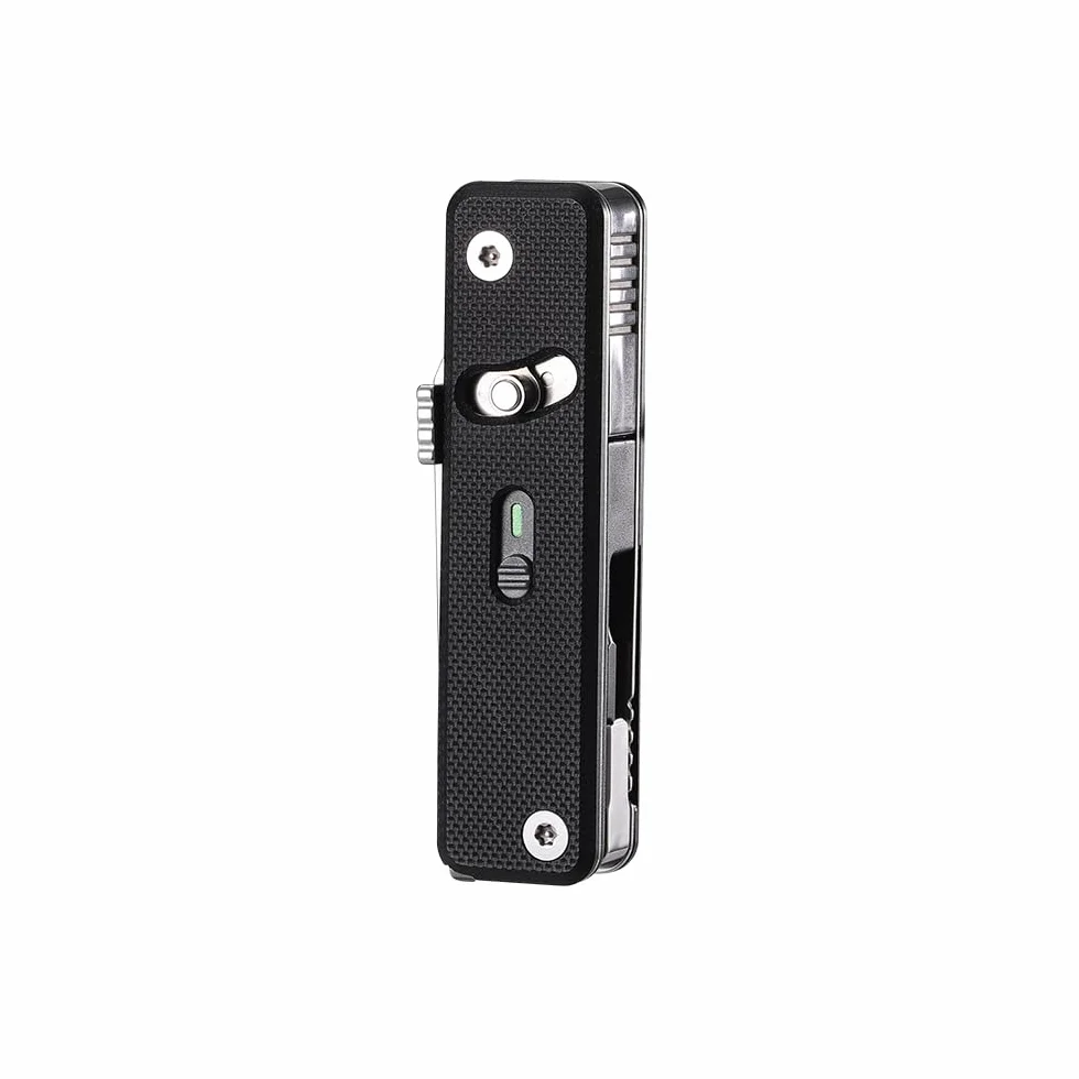 ROXON S504G Mini Flex Companion – scyzoryk z rękojeścią G10, krótkie ostrze Sheepsfoot, nożyczki, otwieracz, bit 4 mm, pęseta, wykałaczka