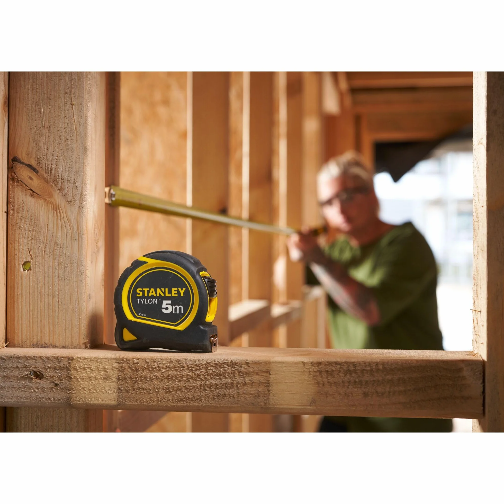 Stanley 1-30-697 Miara 5m x 19mm Czarny/Żółty
