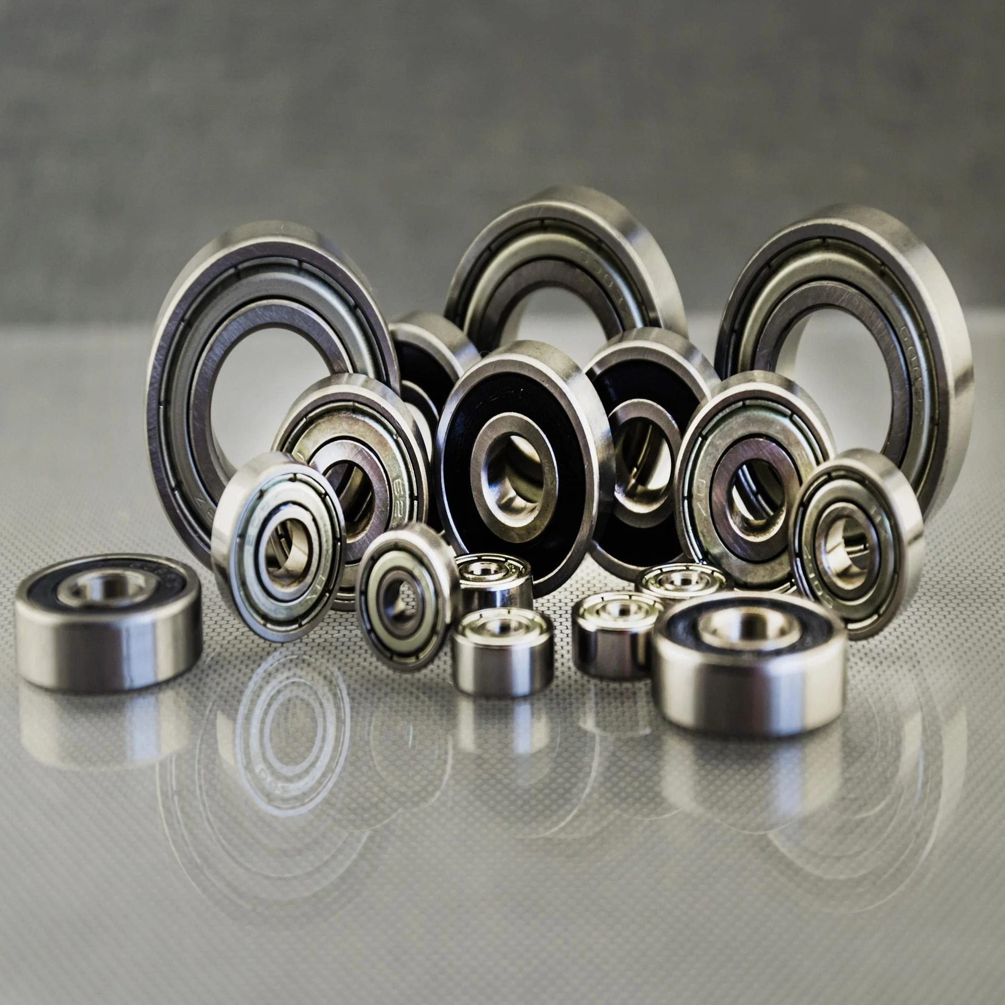 sourcing map łożysko kulkowe zwykłe 6801-2RS 12 mm x 21 mm x 5 mm stal węglowa