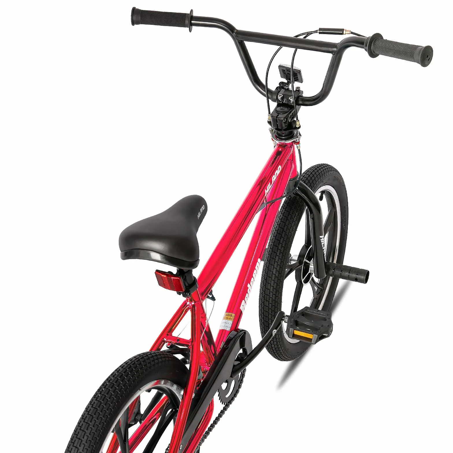Hiland rower dziecięcy BMX 20", 3, 5 szprych, dla chłopców i dziewczynek w wieku od 7 do 13 lat, freestyle 360 stopni, 4 pegi, rower BMX