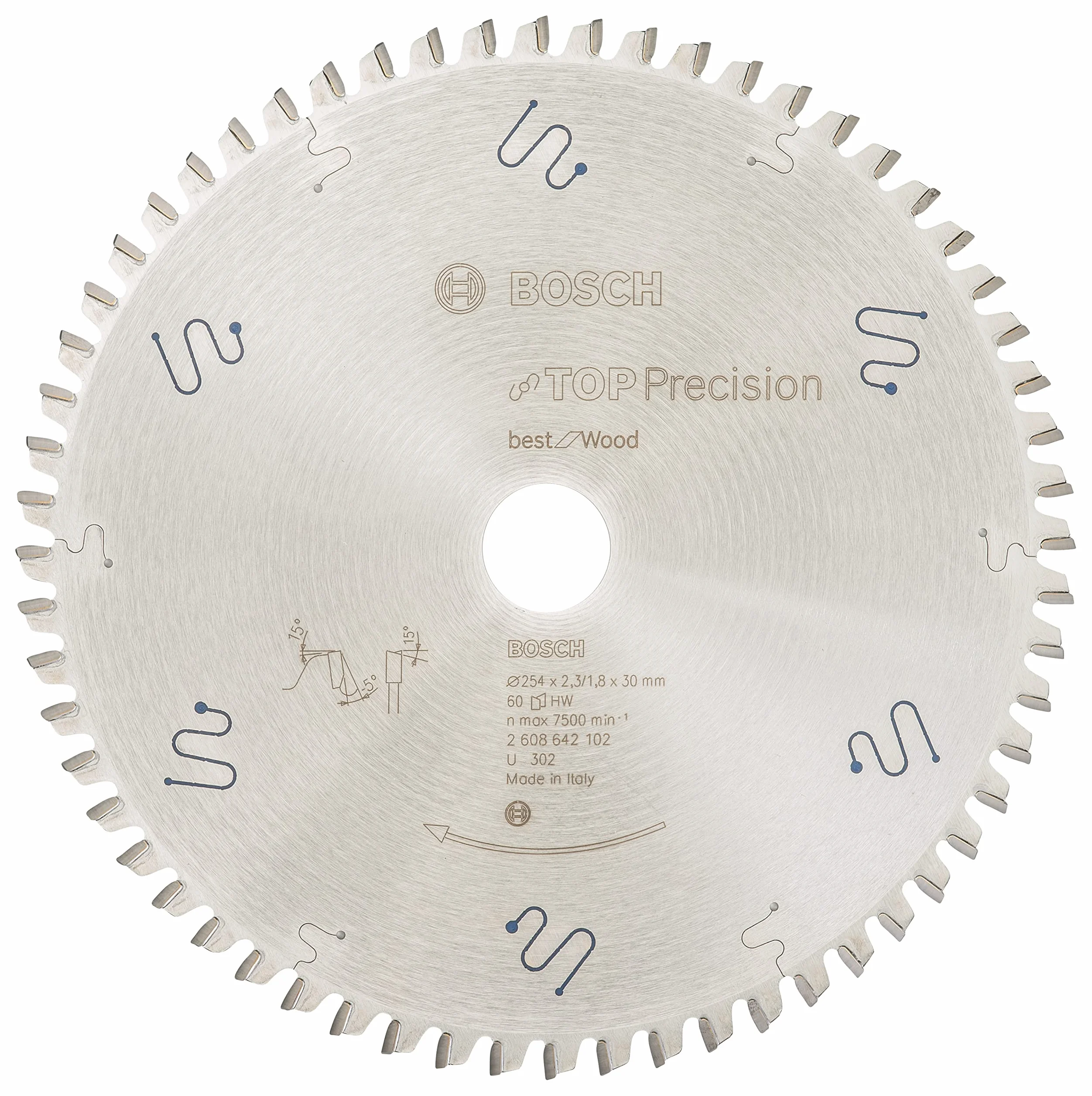 Bosch brzeszczot do piły tarczowej 60 zębów Top Precision