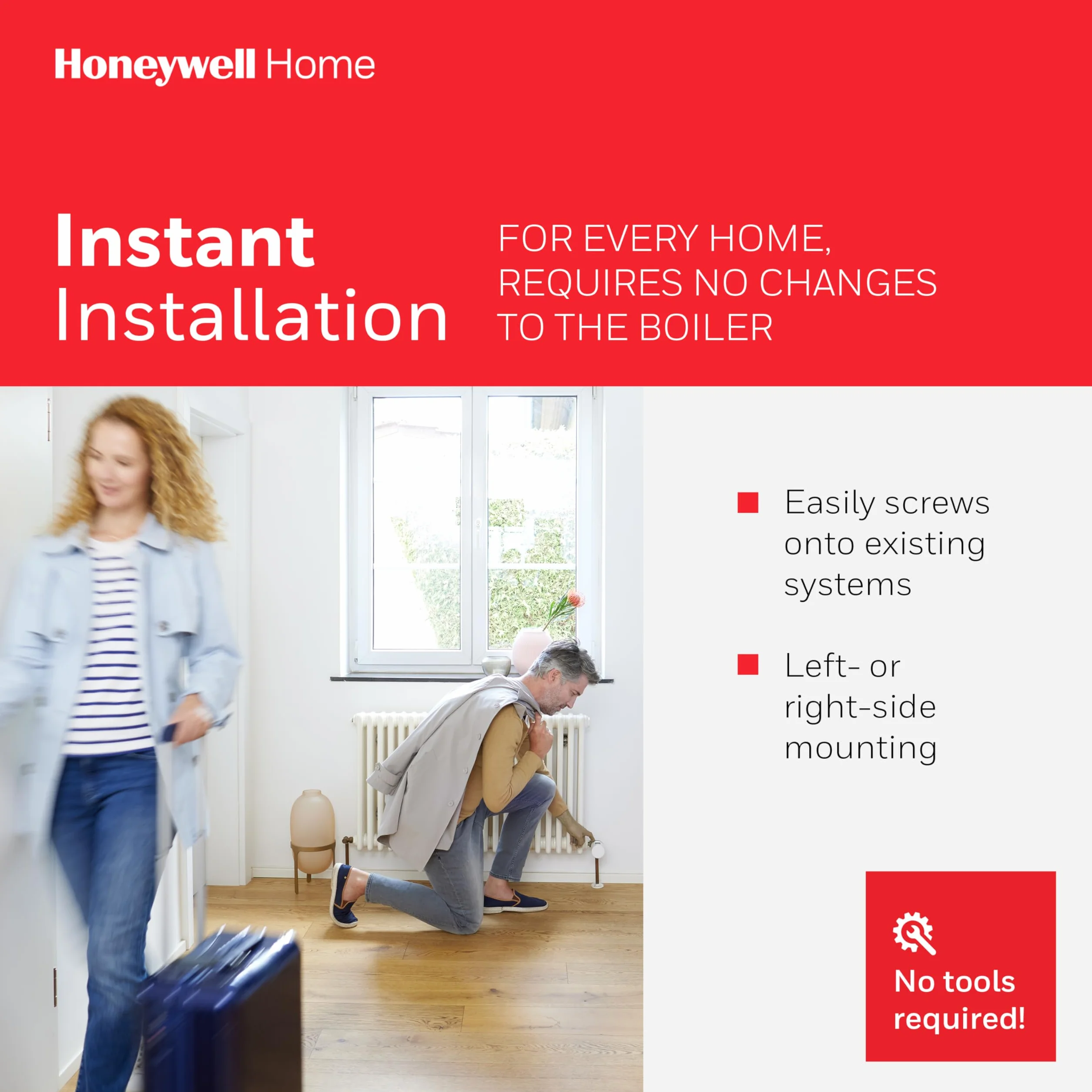 Honeywell Home inteligentna programowalna głowica grzejnika elektronicznego 1 sztuka