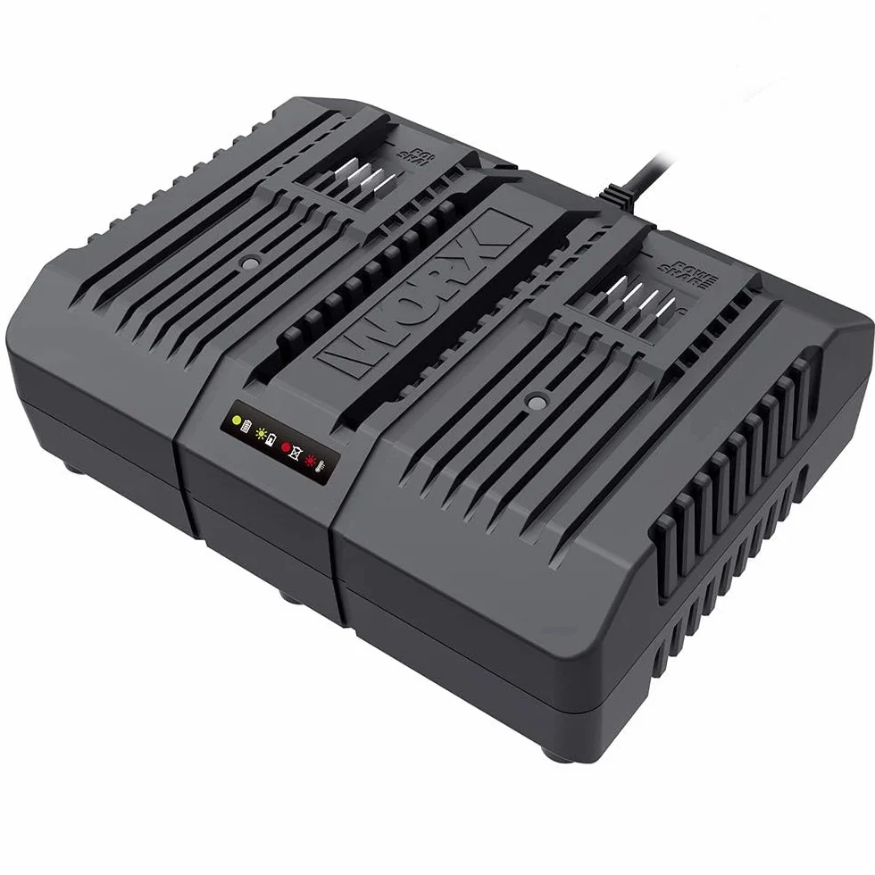 WORX Podwójna ładowarka 20 V Li-Ion 2.0 A WA3883