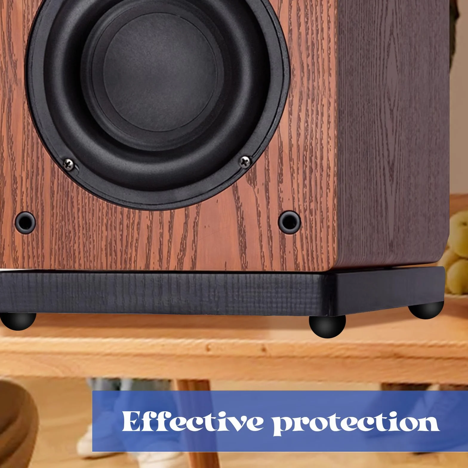 Gumowe nóżki do subwoofera 30 mm samoprzylepne silikonowe elastomerowe 5 sztuk