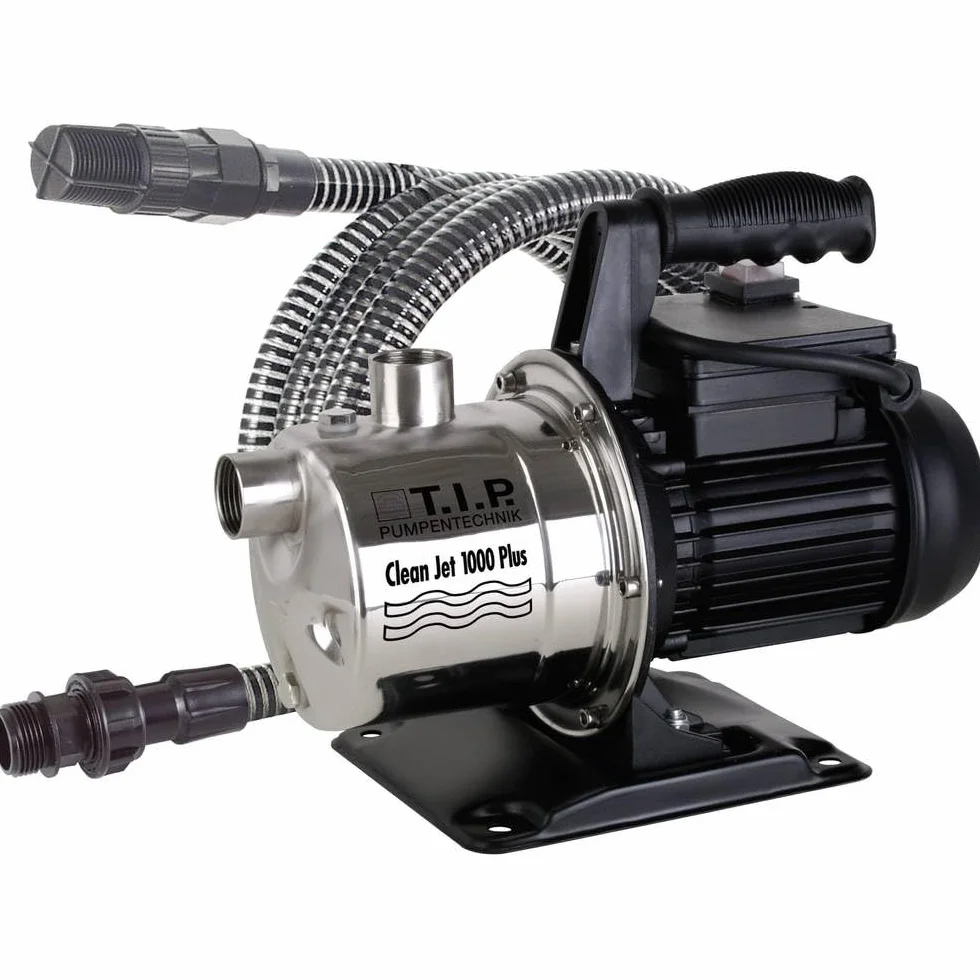 T.I.P. Pompa ogrodowa Clean Jet 1000 Plus ze stali nierdzewnej 800W 3300 l/h 46 m 4,6 bar