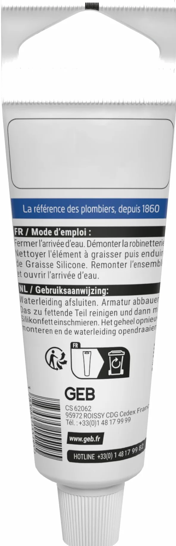 Smar silikonowy RONINETTERIES SANITAIRE 20 GR biały